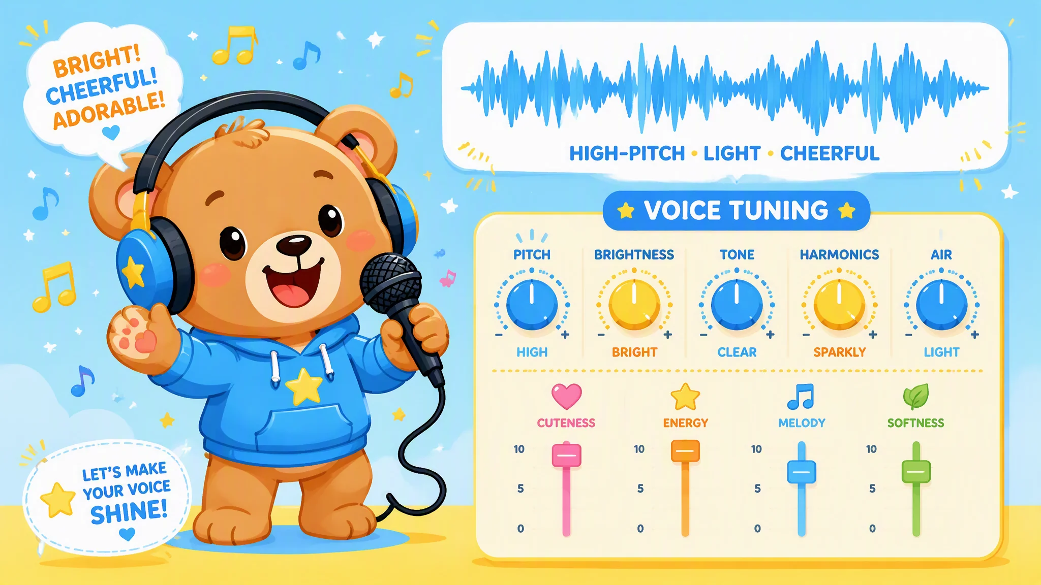ai小宝配音怎么调才像真小孩？童声音色的选型调参与翻车实录