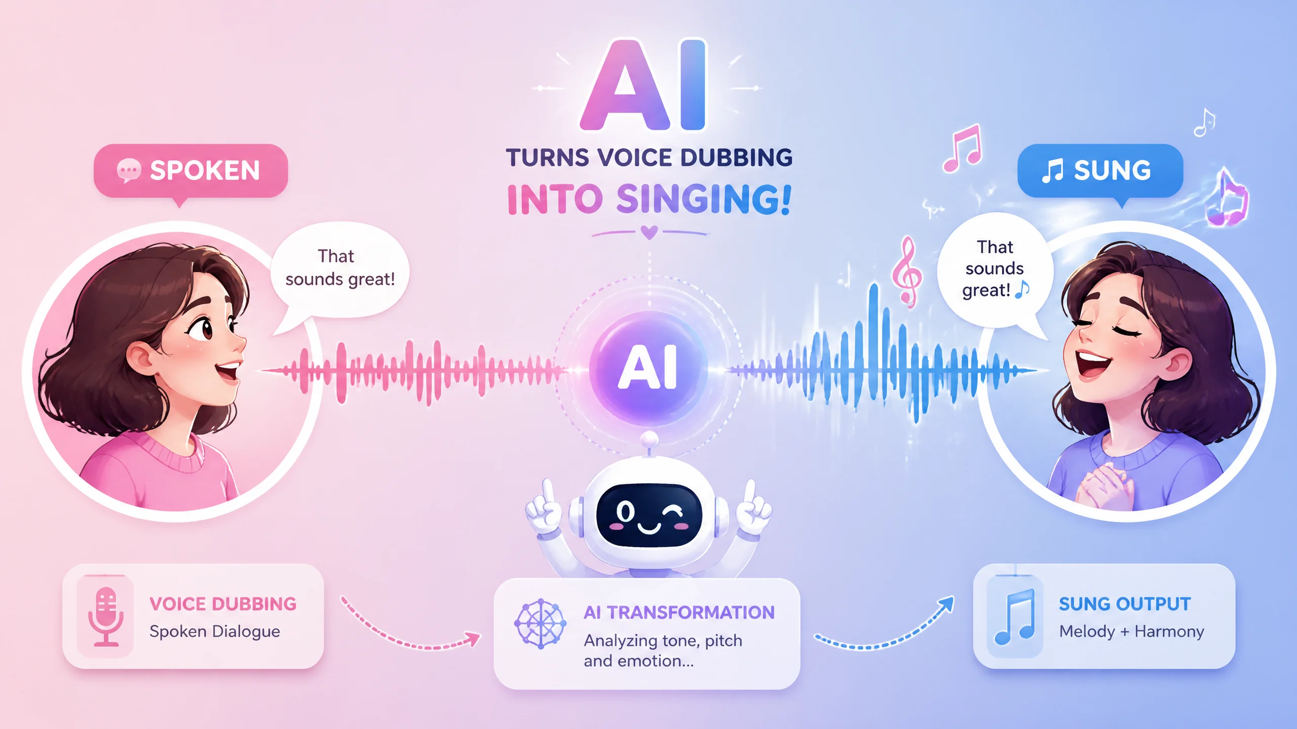 AI配歌手音色唱歌怎么调？演唱与配音的边界