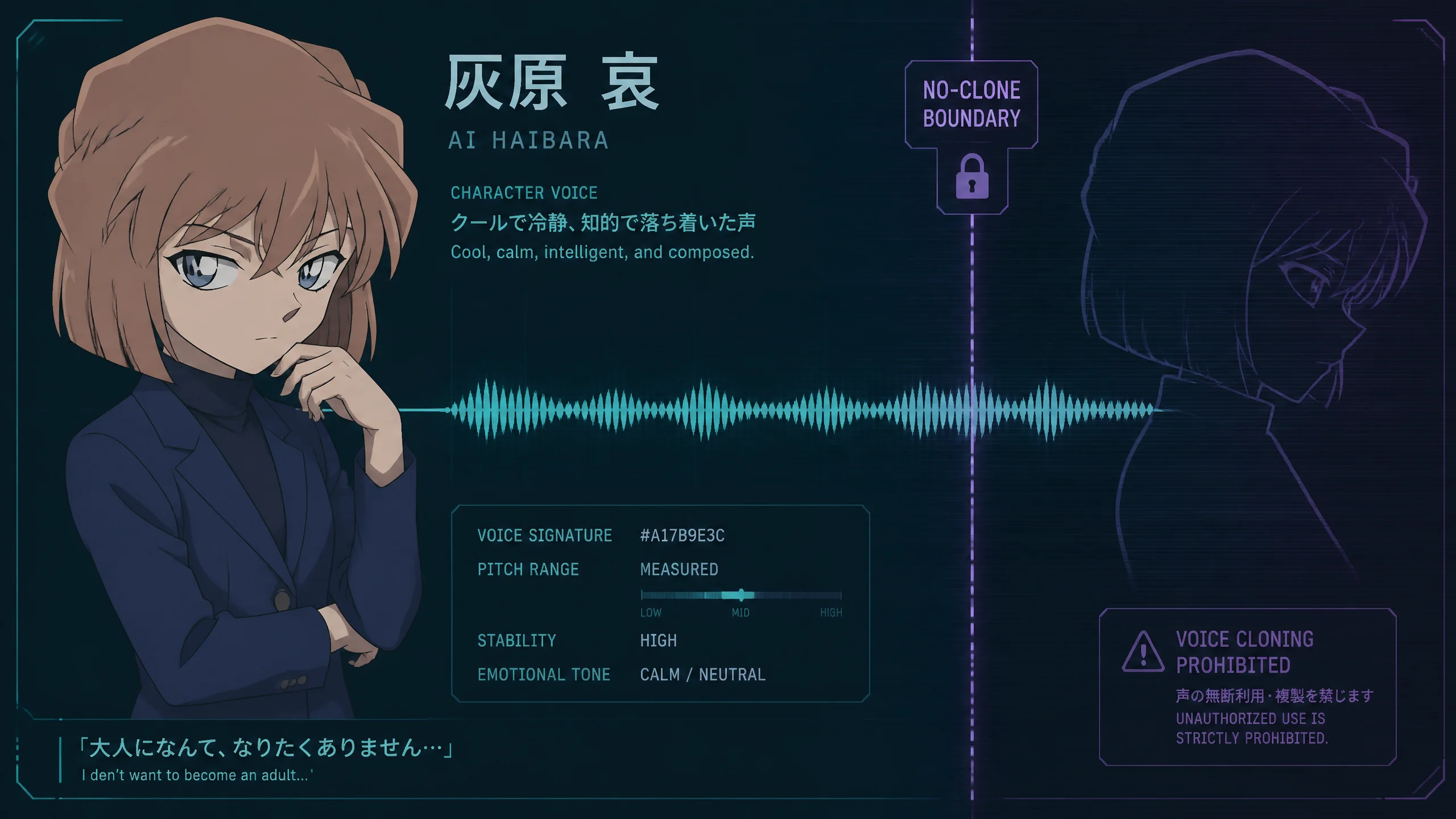 AI配灰原哀冷静少女音怎么调？经典角色音色复刻边界