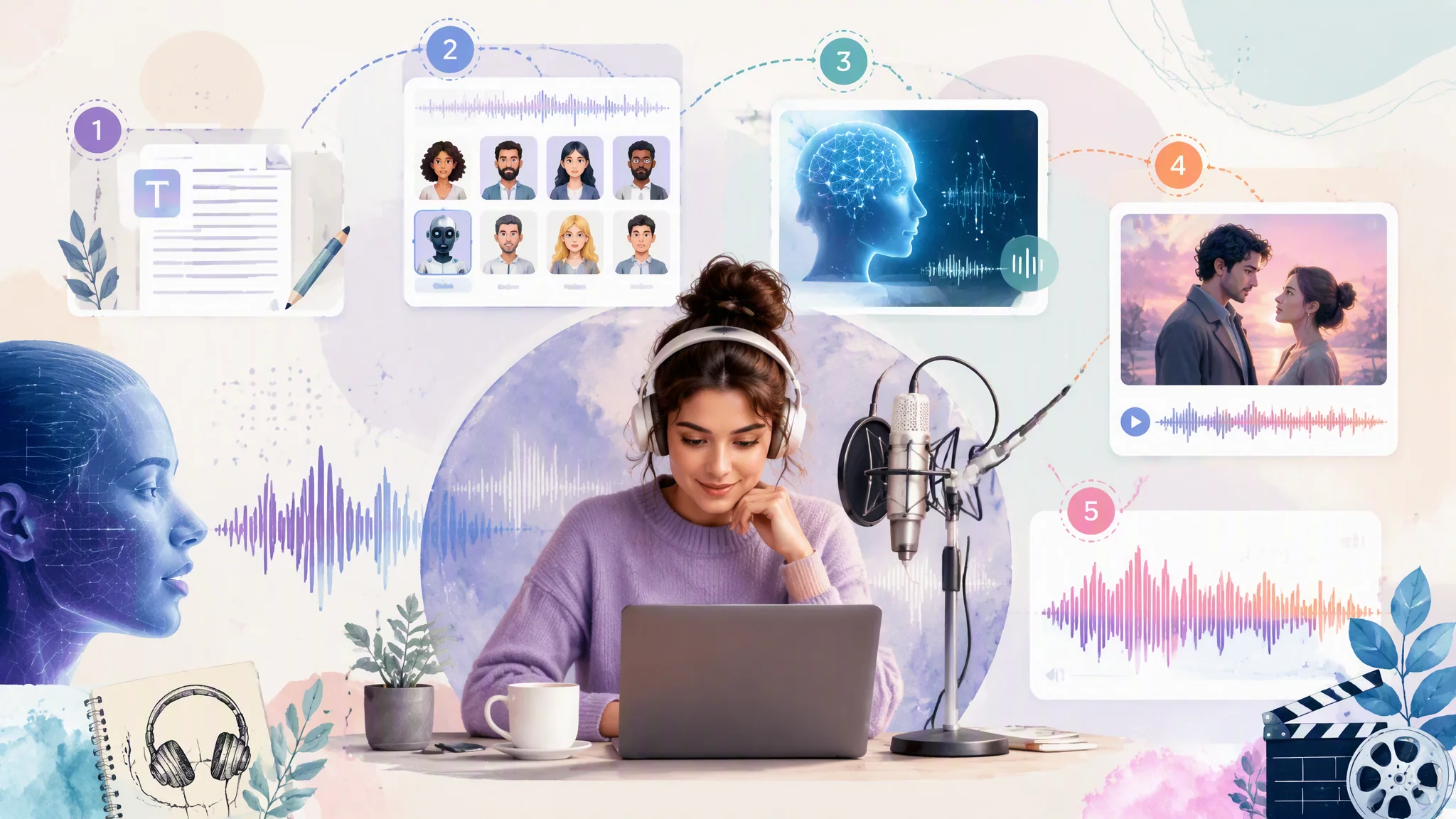 ai人机配音怎么配？人声与机器声反差和对话衔接的实测心得