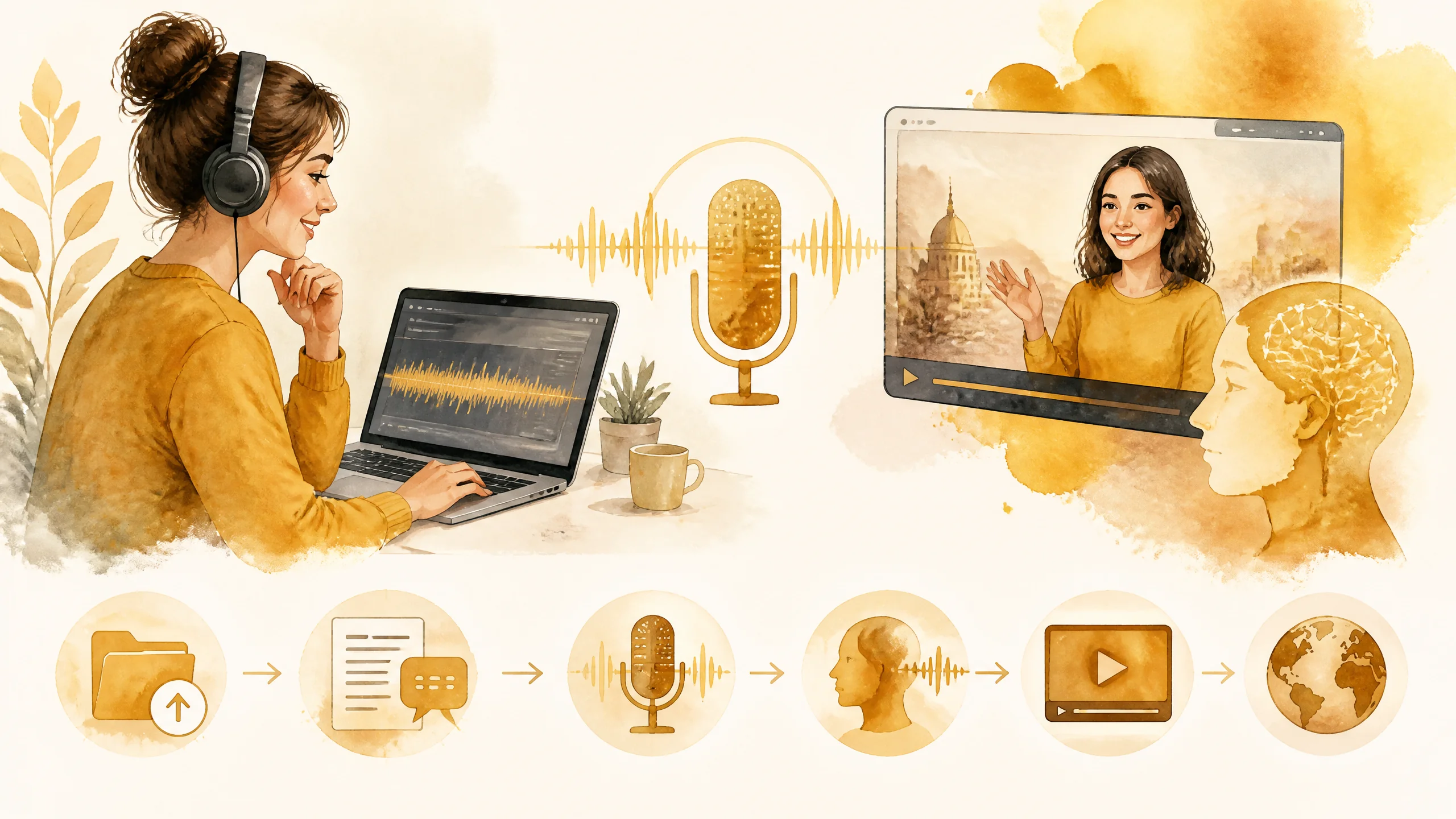 口型配音ai怎么对得准？音频对齐视频的实测方法