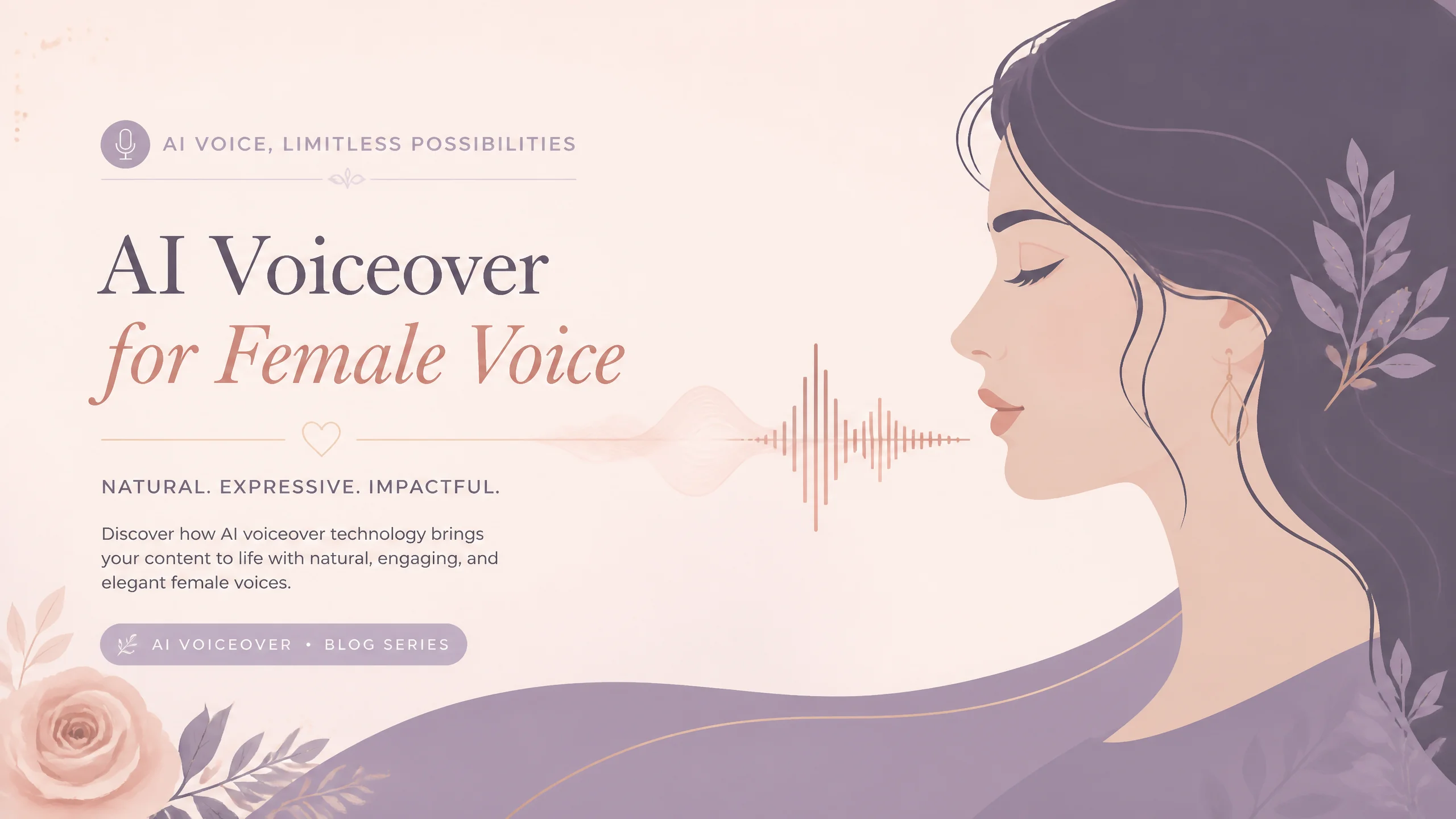 女性配音ai怎么选才不塑料？女声选型与调参的避坑实录