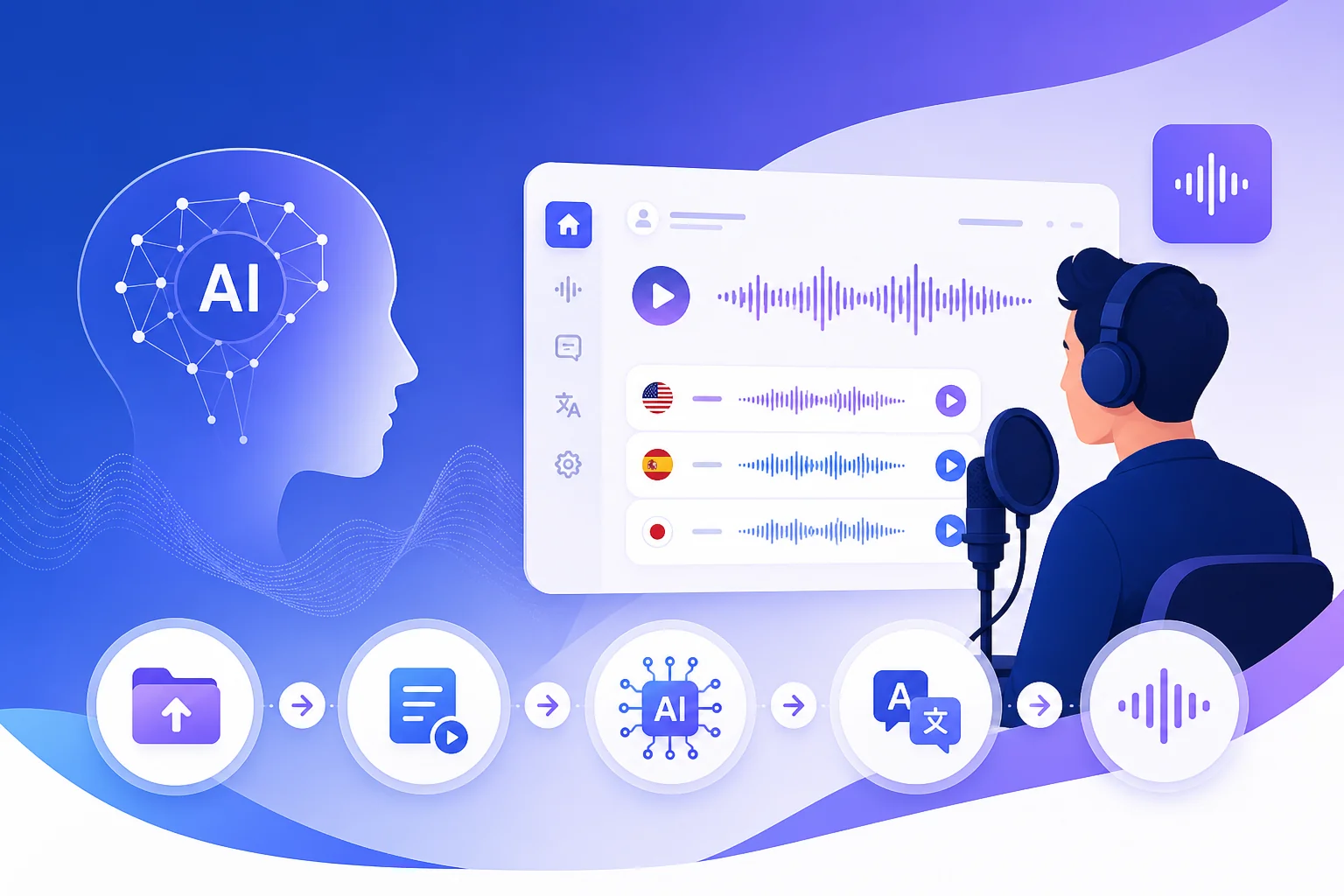 外文配音ai怎么做不塑料？跨语种音色选型实测与避坑