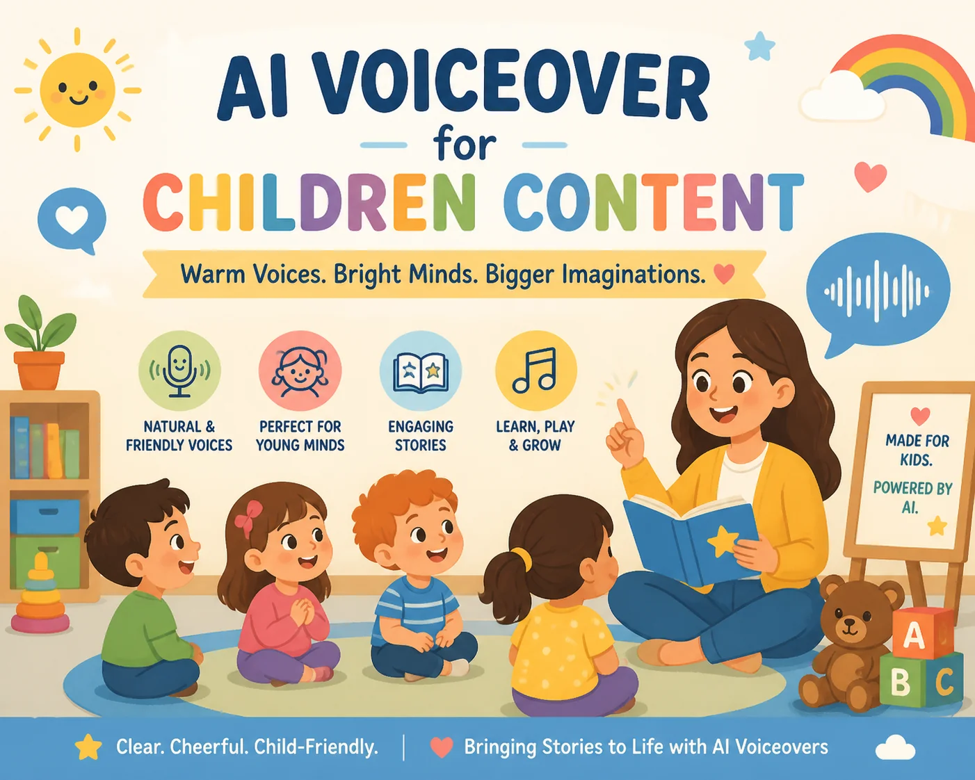 幼儿配音ai怎么调不假？从童声选型到奶音调参的避坑实录