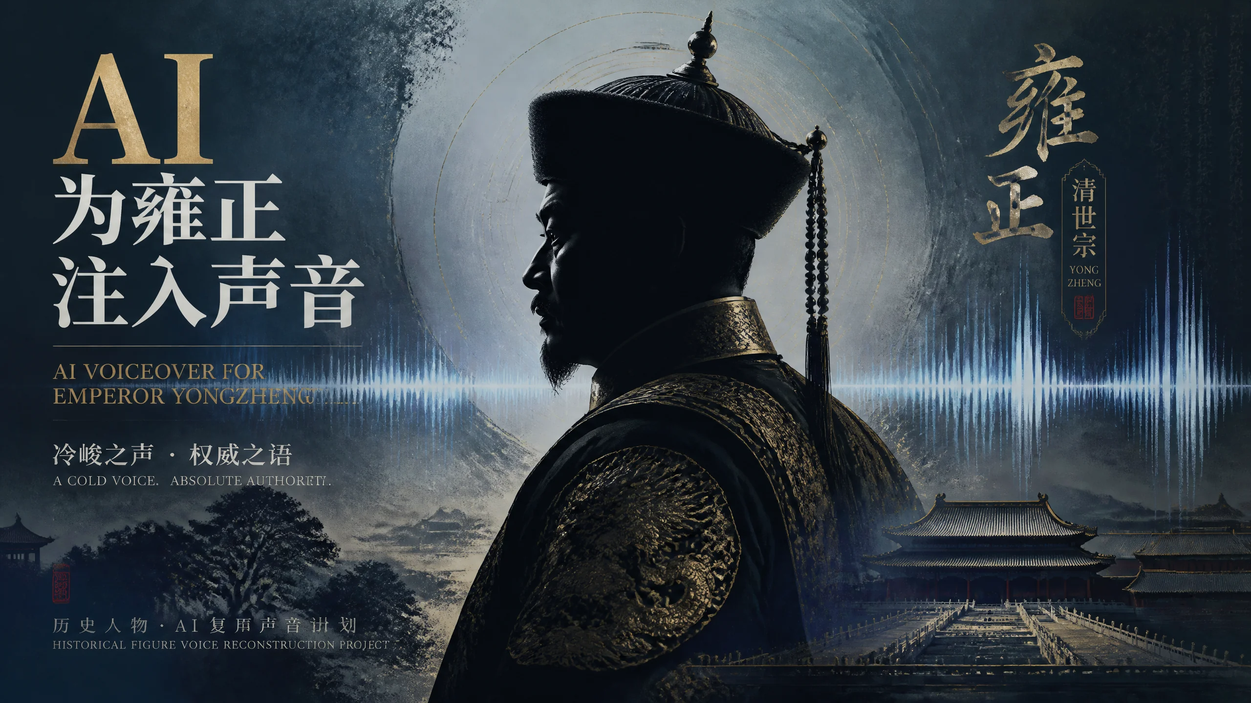 雍正AI配音怎么做才有帝王气？威严沉稳声线的调参甜区与翻车