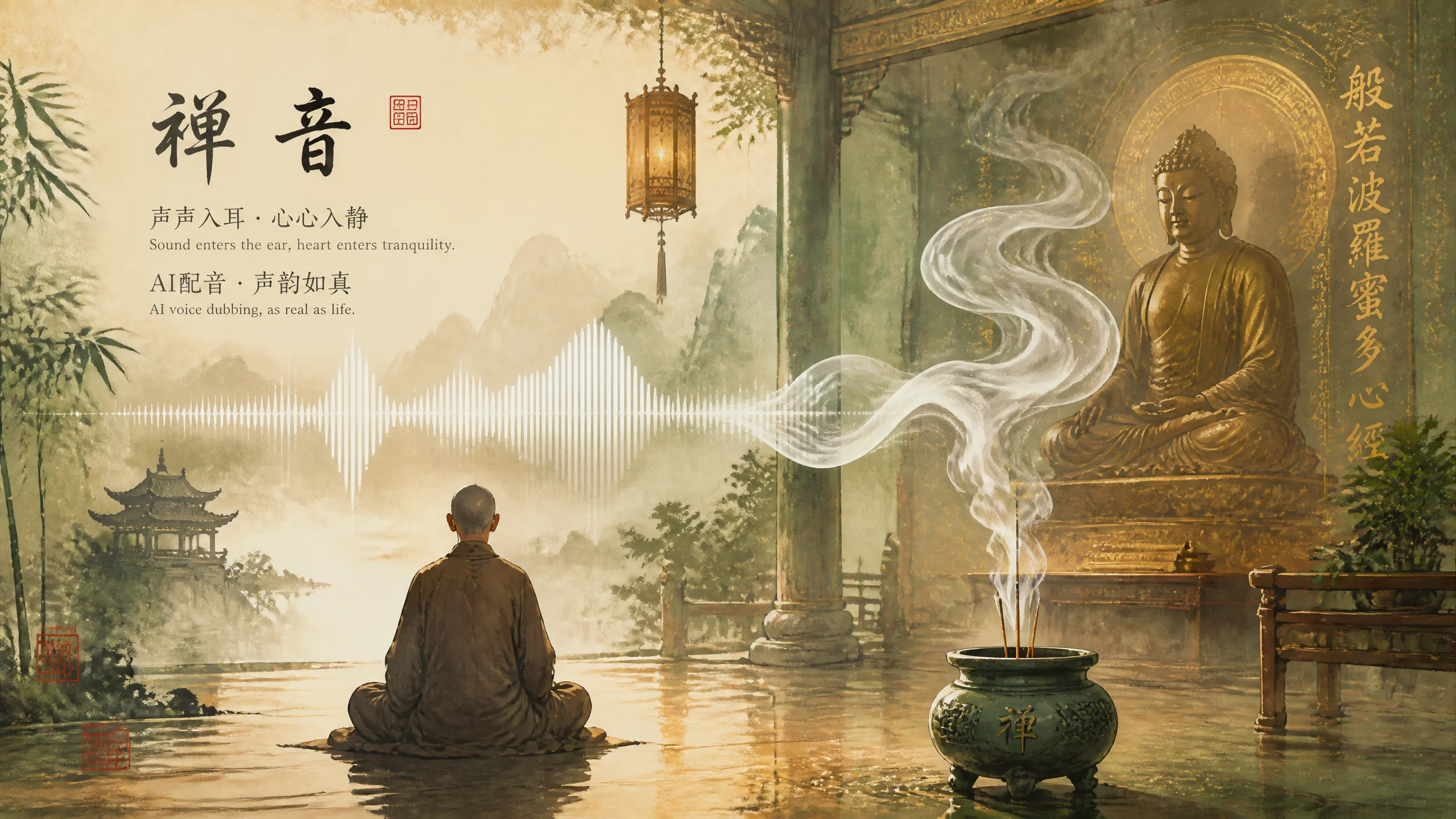 ai大师配音怎么配出禅意？把苍劲和通透的度拿捏准