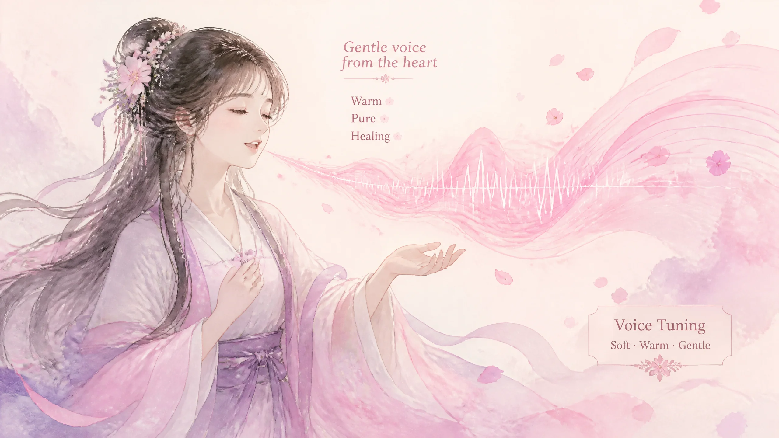 ai潇潇配音怎么调才像？温婉少女声线的调参甜区