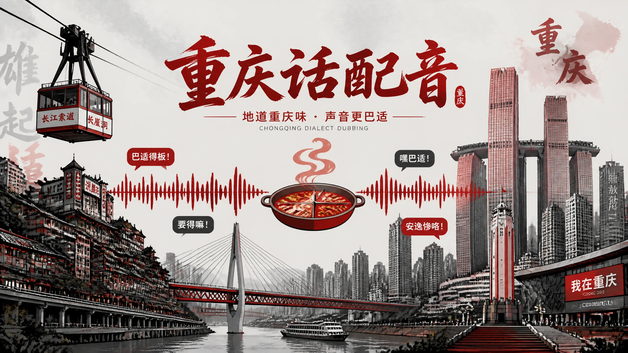重庆ai配音怎么调才不土？方言保护与短视频口播实测