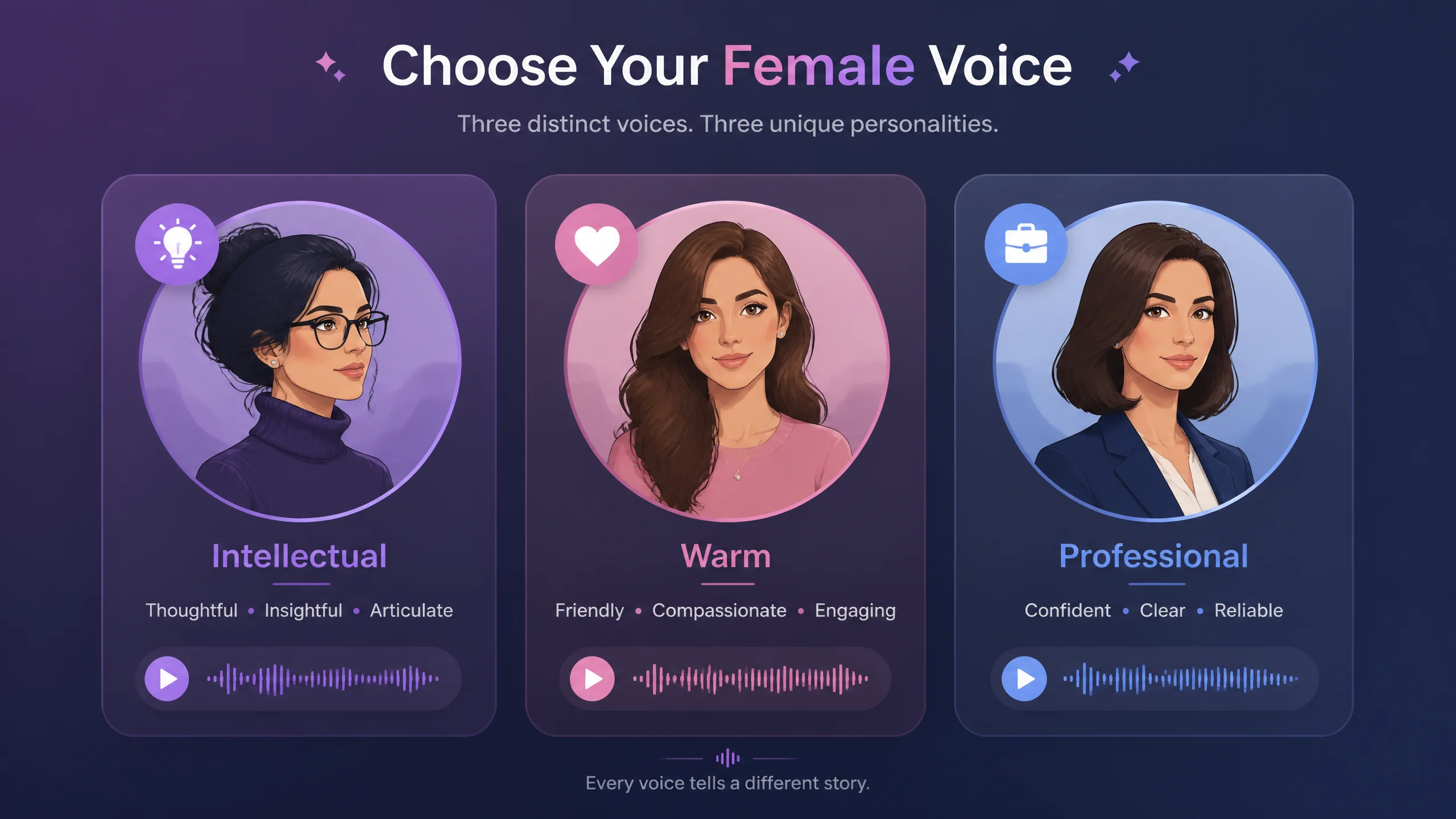 女士ai配音怎么选？成熟知性和温柔甜美女声的应用指南