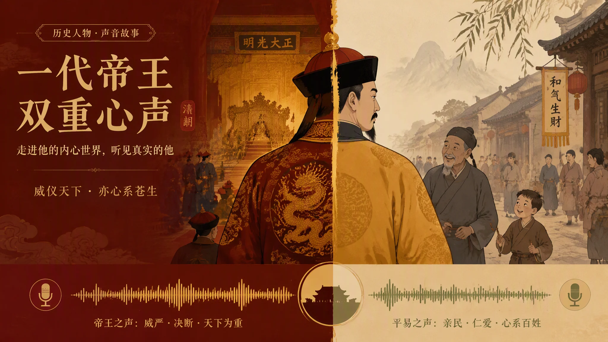 康熙AI配音怎么做？历史人物配音的威严和亲和