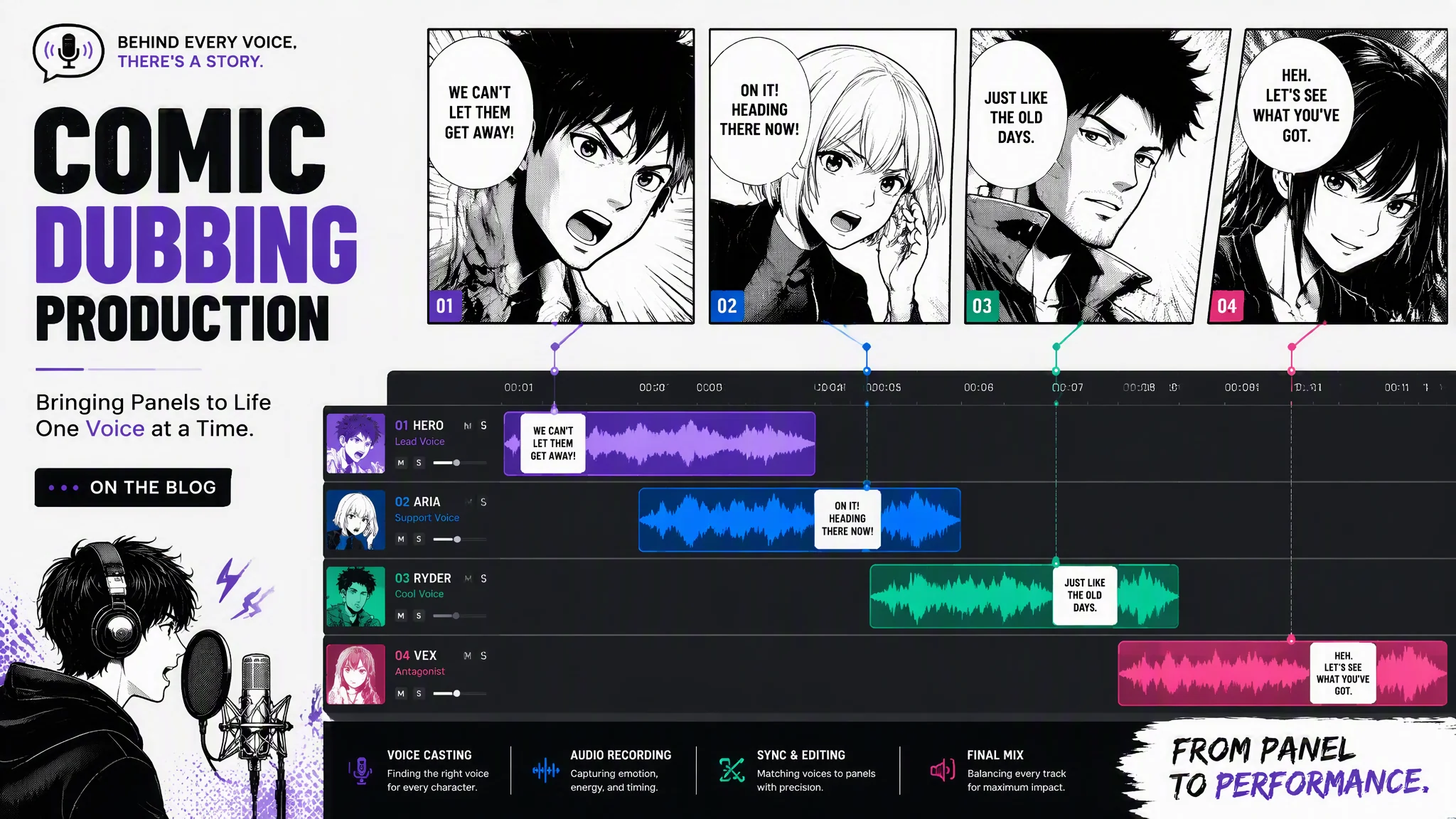 配音AI漫画怎么做？漫画配音剧的声线和台词处理