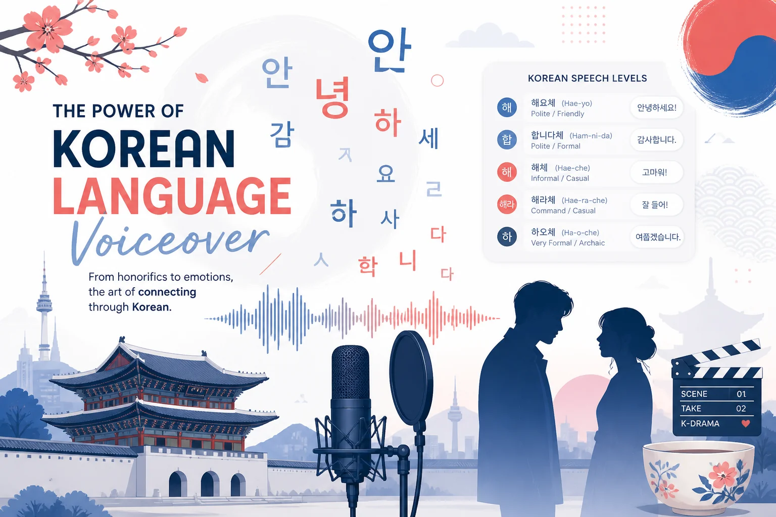 AI韩文配音怎么做？韩语配音的声线和语感处理