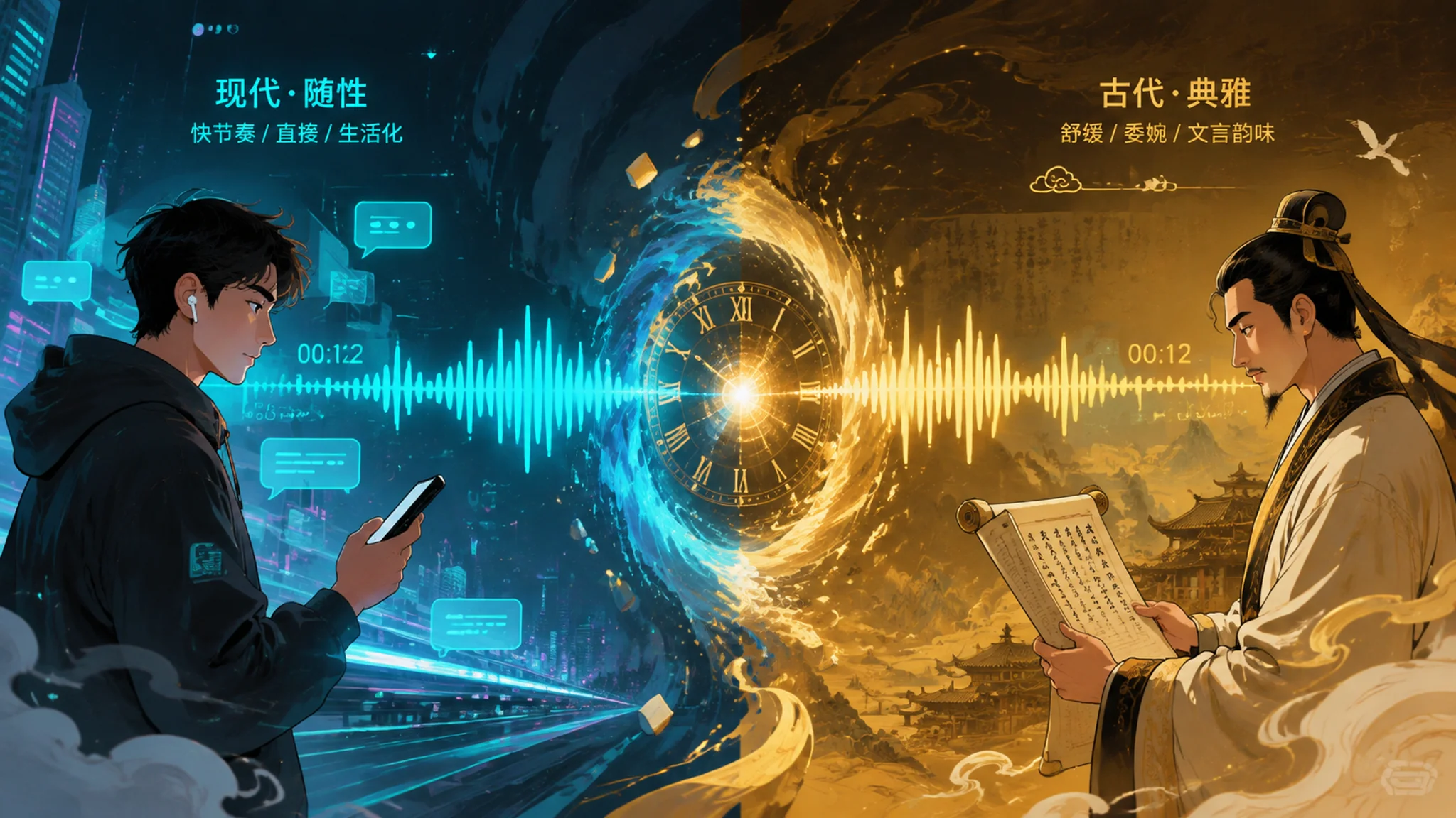 穿越AI配音怎么做？穿越角色的古今反差声线