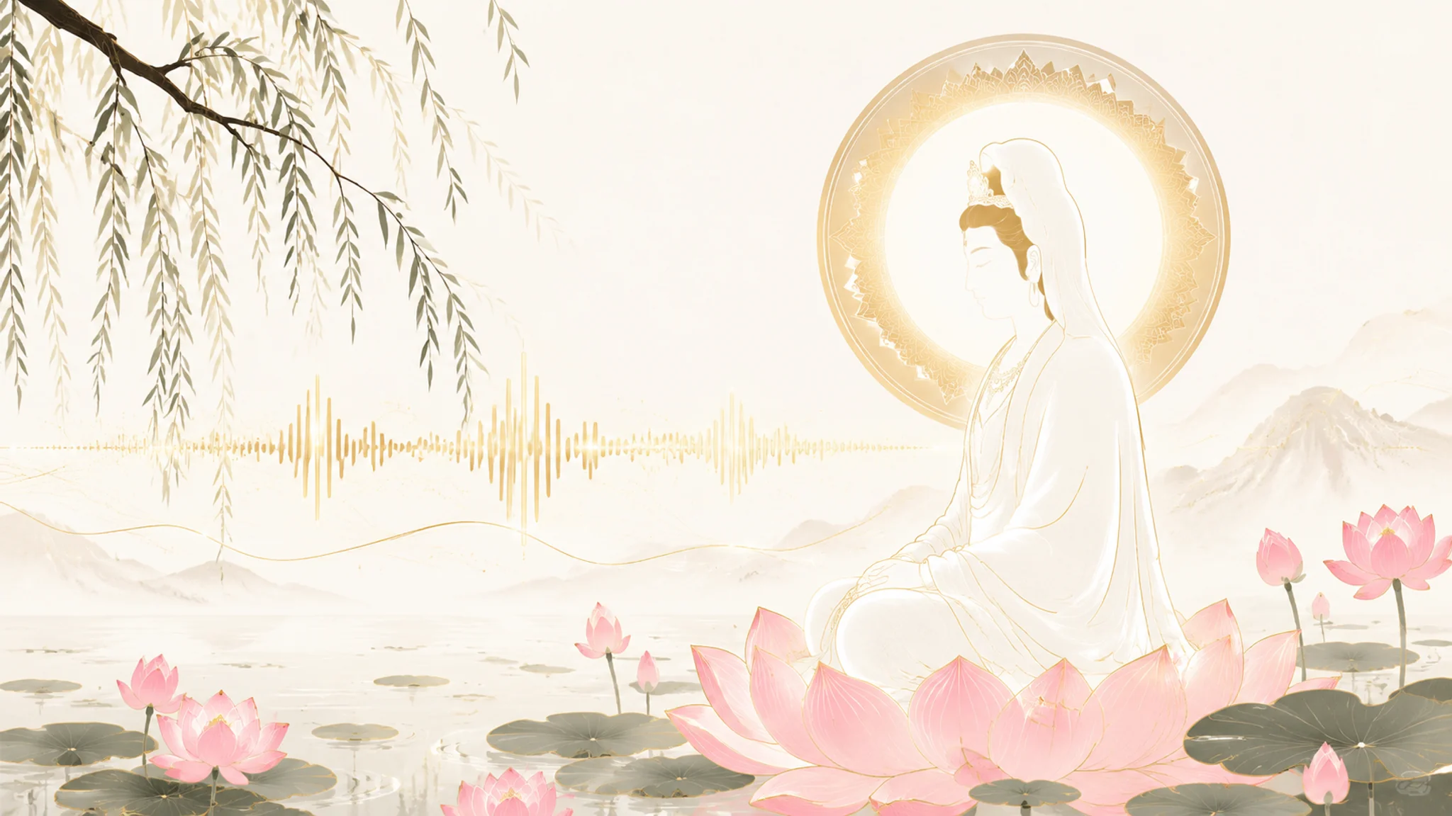 观音AI配音怎么做？观音菩萨的慈悲柔和声线