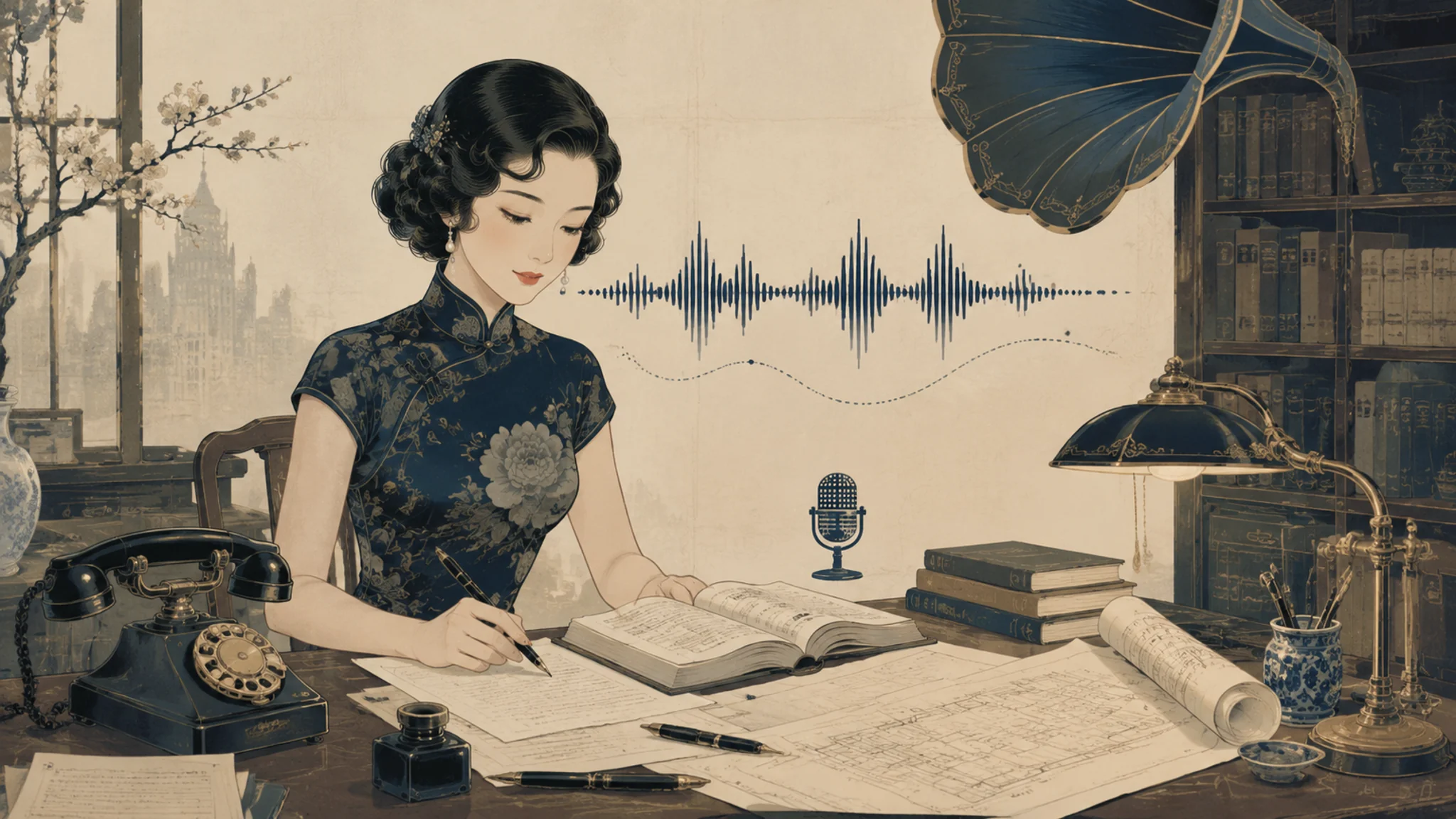 林徽因AI配音怎么做？民国才女的知性温婉声线