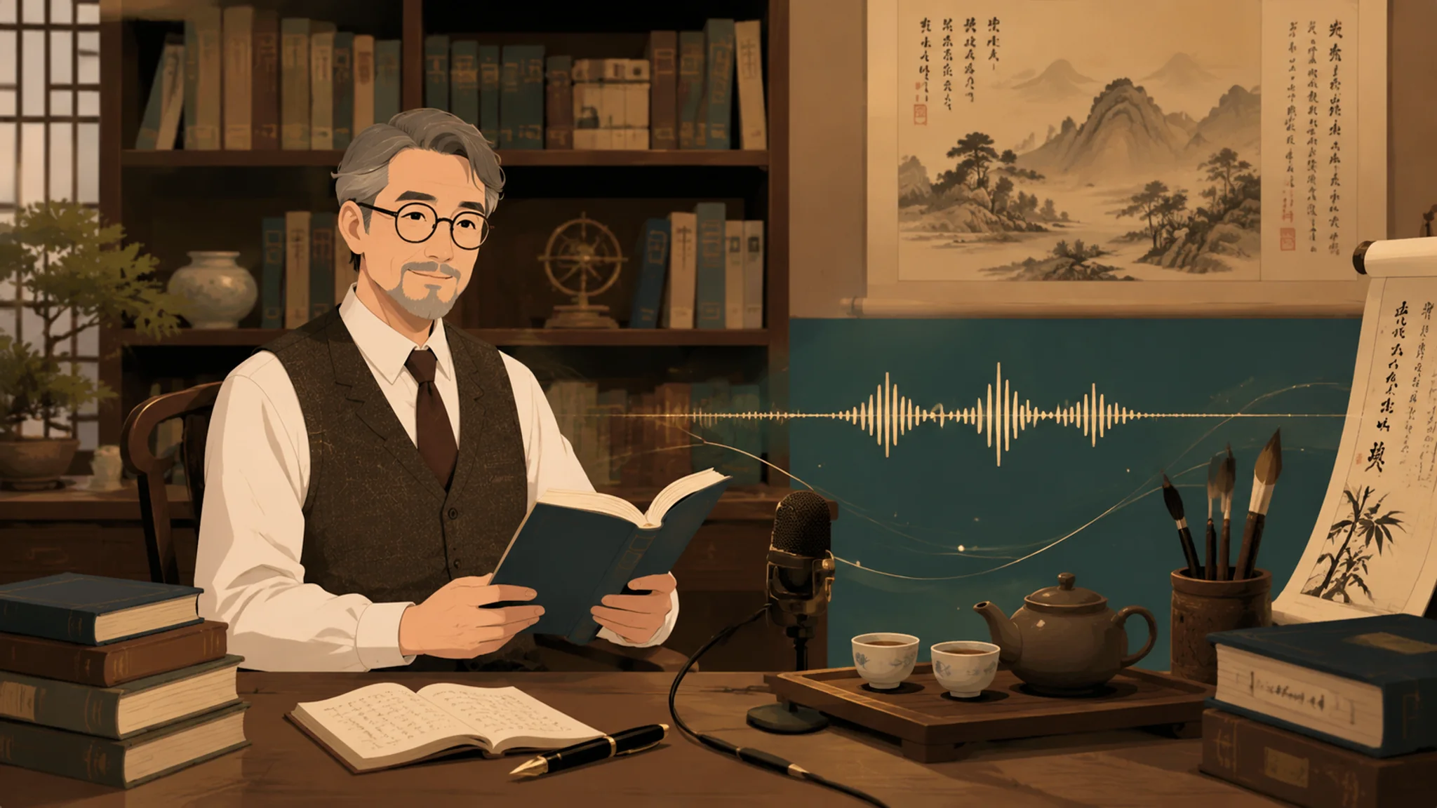 儒雅AI配音怎么做？儒雅学者的温文声线