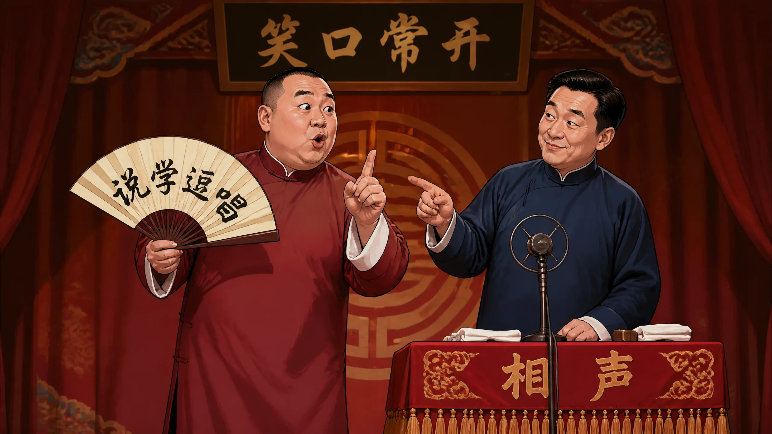 相声配音AI怎么玩？相声节奏的捧逗声线