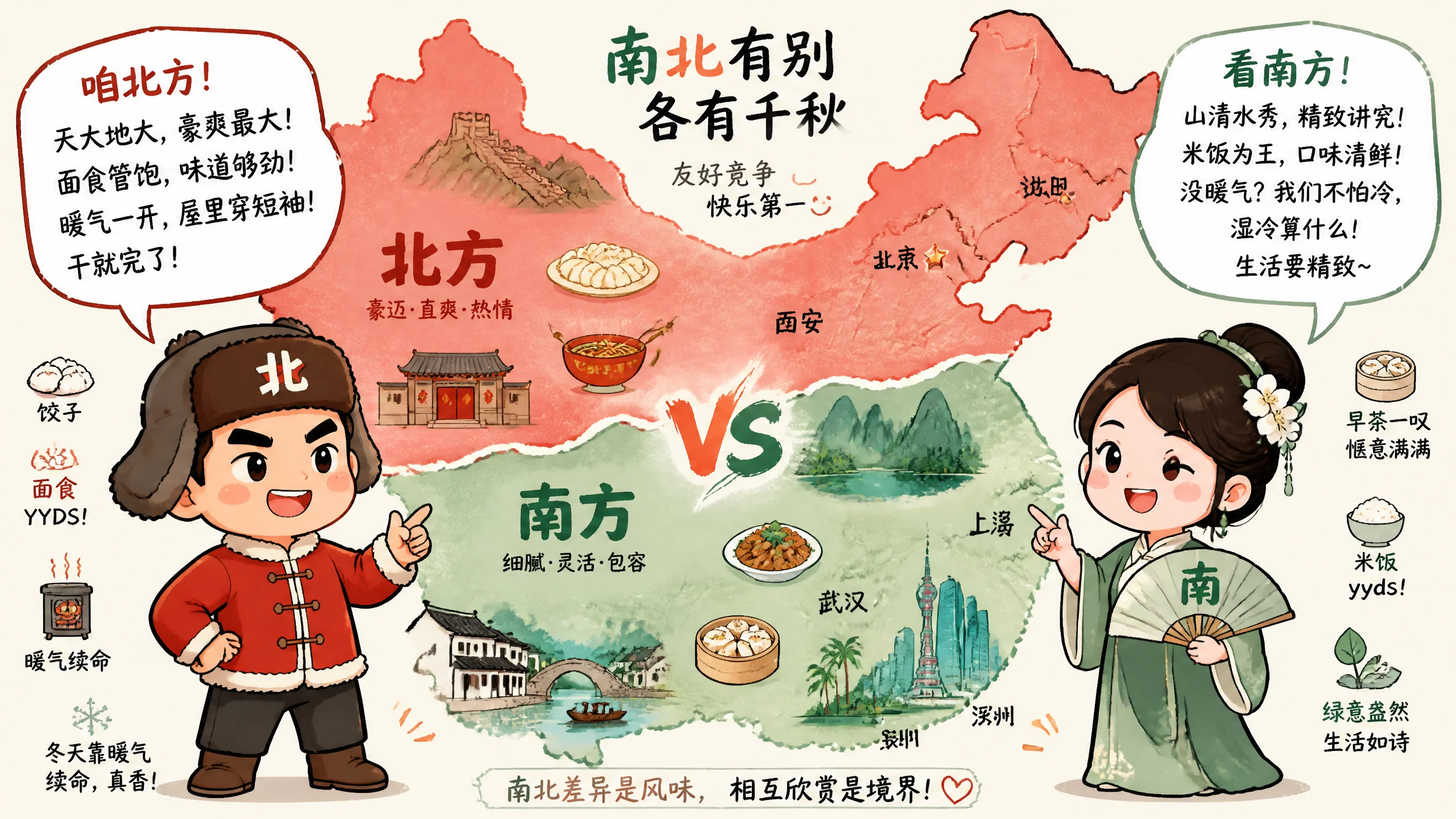 南北AI配音怎么玩？南北口音的对比整活