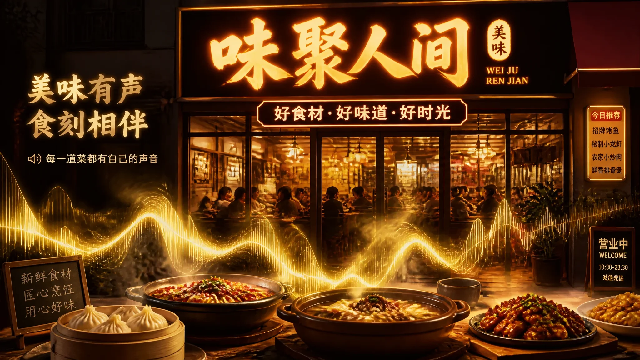 AI配音餐饮内容怎么做？餐饮营销的声音菜单