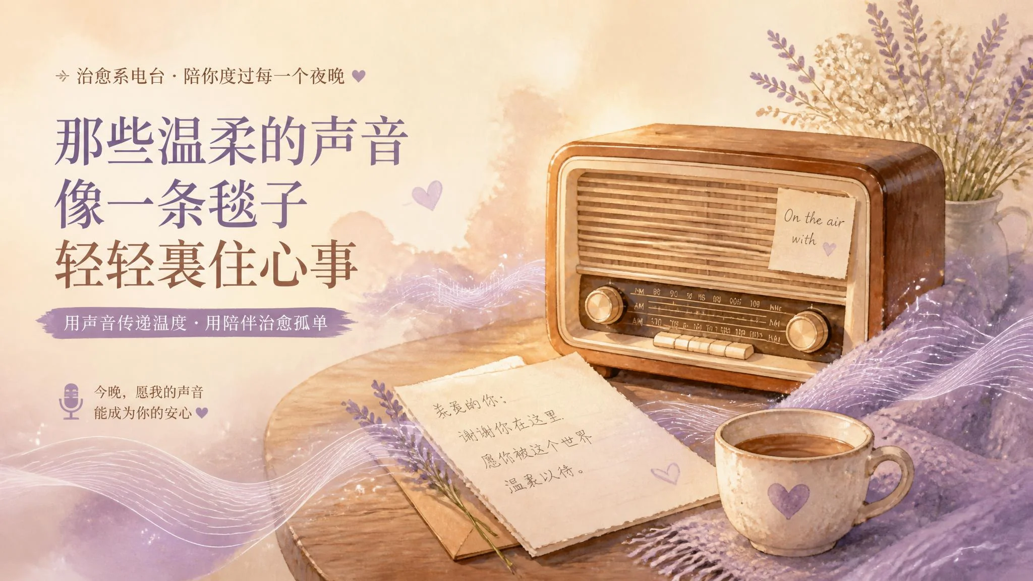 AI配音解忧怎么做？治愈内容的声线方案