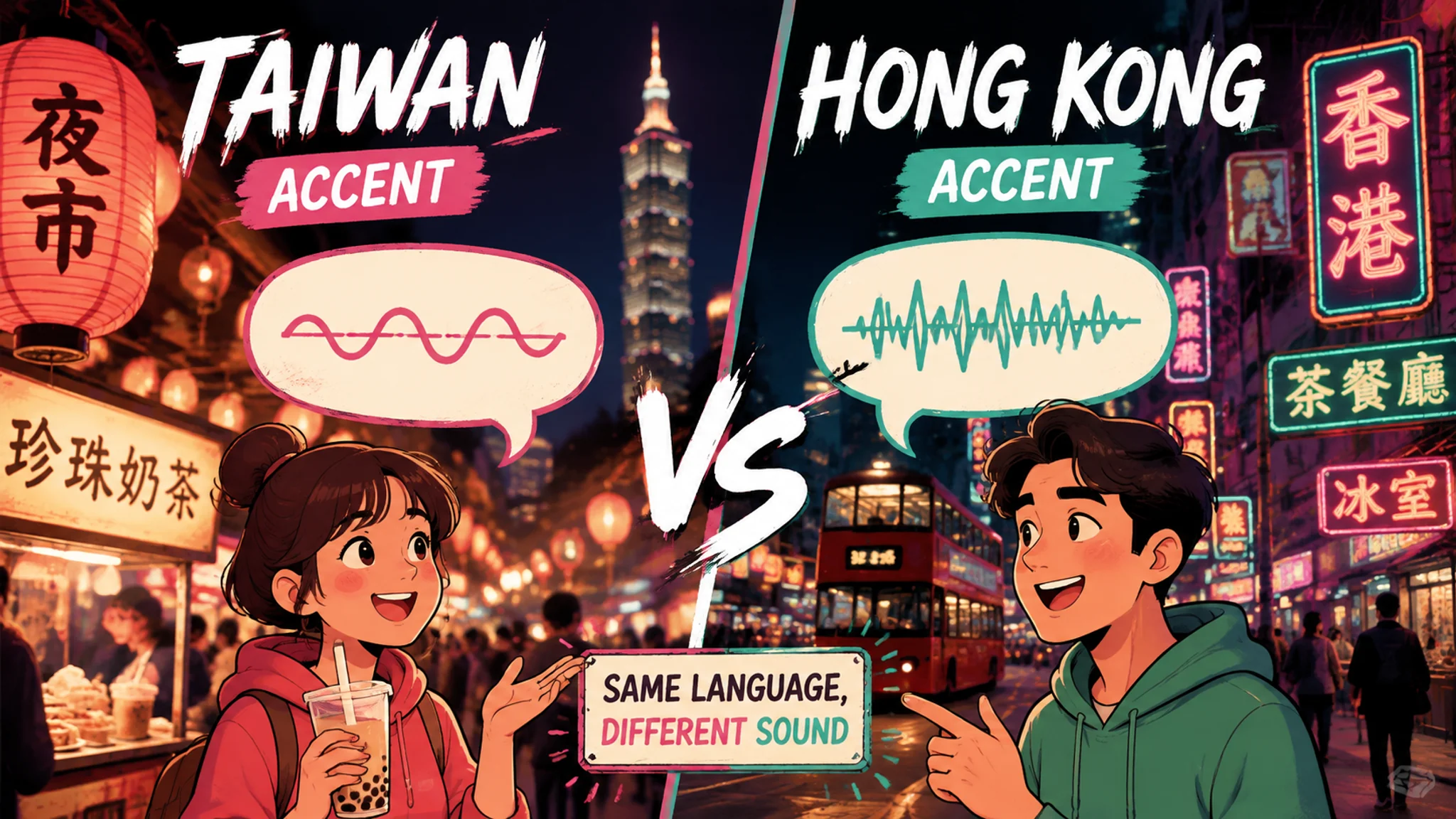 AI配音台腔港腔怎么分？两地声调的辨识攻略