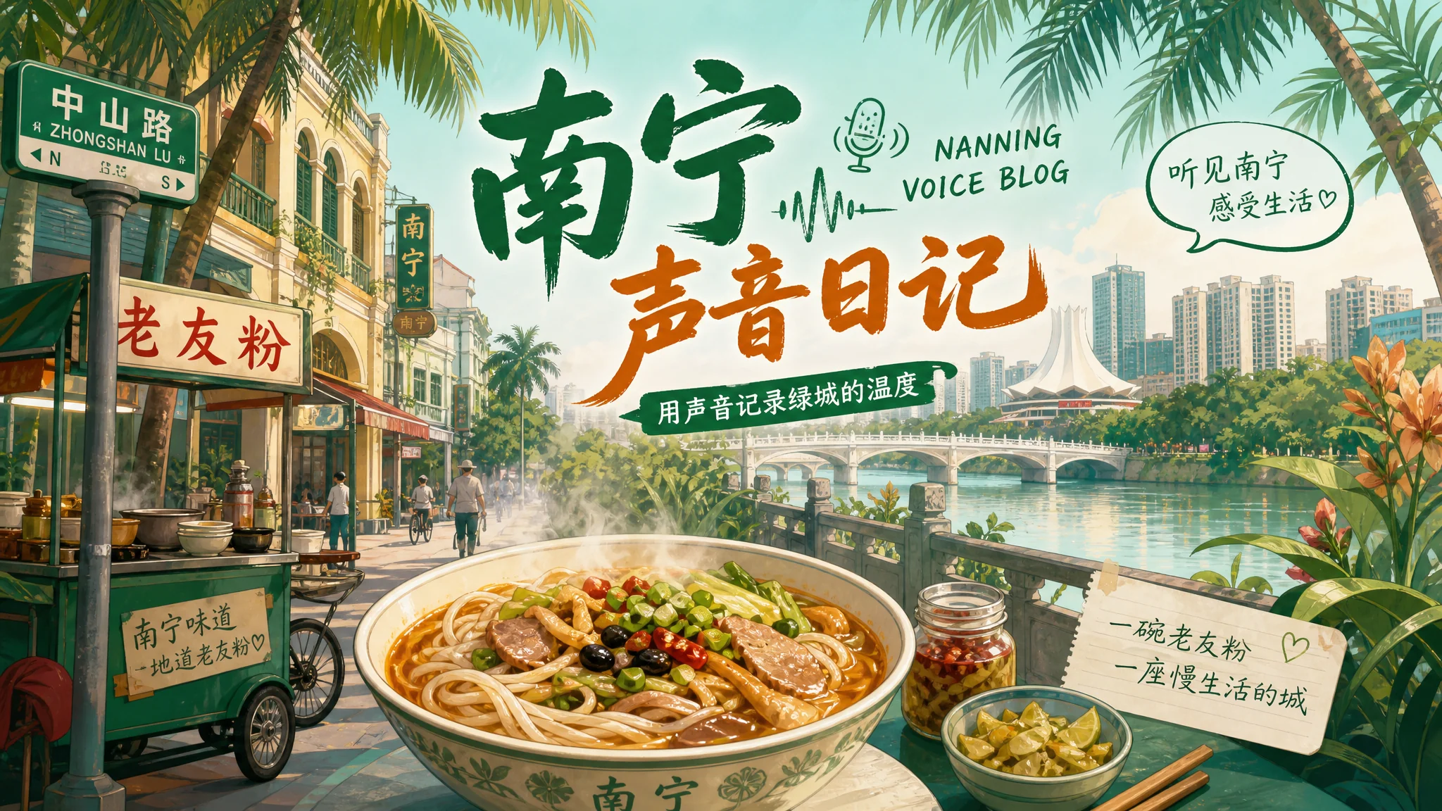 AI配音南宁怎么玩？南宁声音的在地感