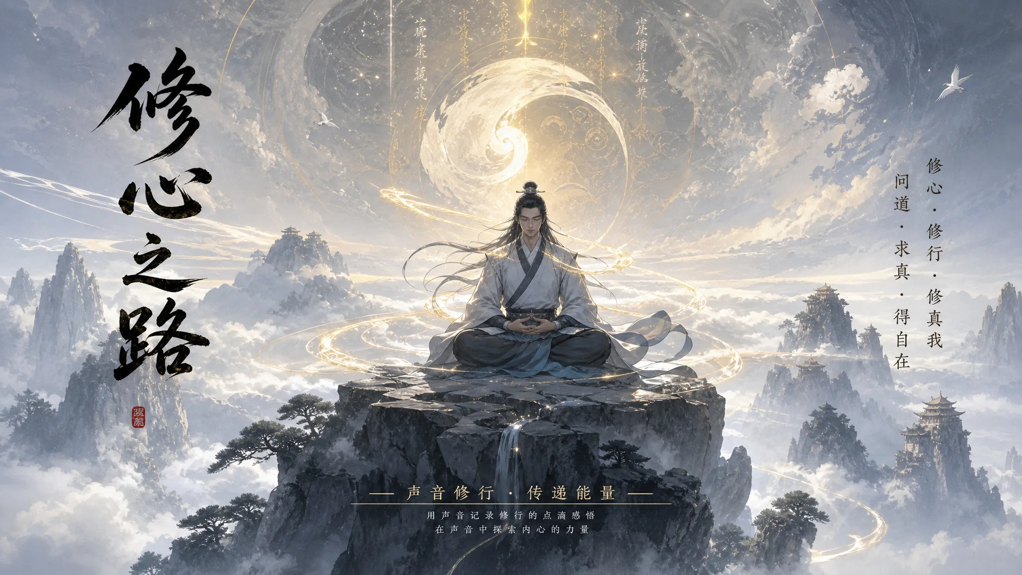 修仙配音AI怎么配？仙侠世界的气感修炼