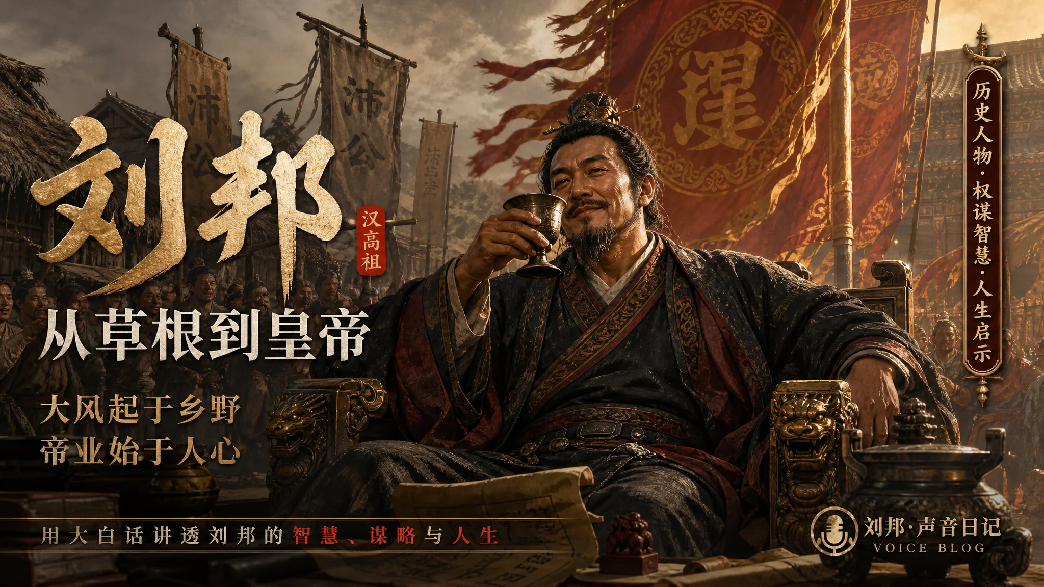刘邦配音AI怎么玩？草根帝王的声音形象