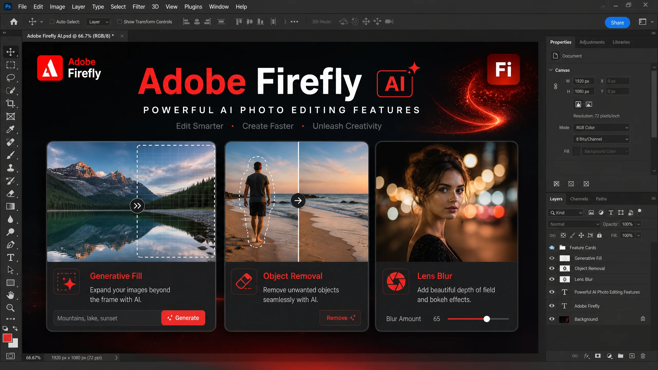 Adobe AI修图：Firefly全家桶的功能与用法详解