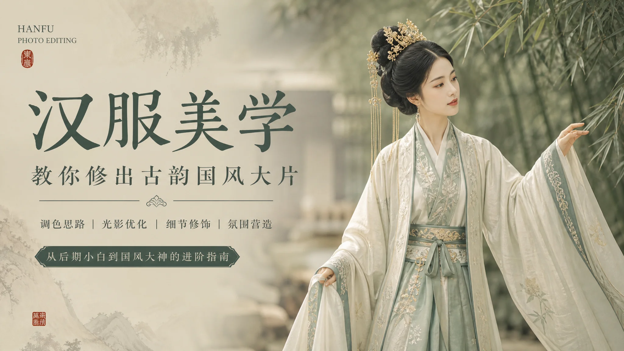 汉服修图AI：汉服照片的修图方案