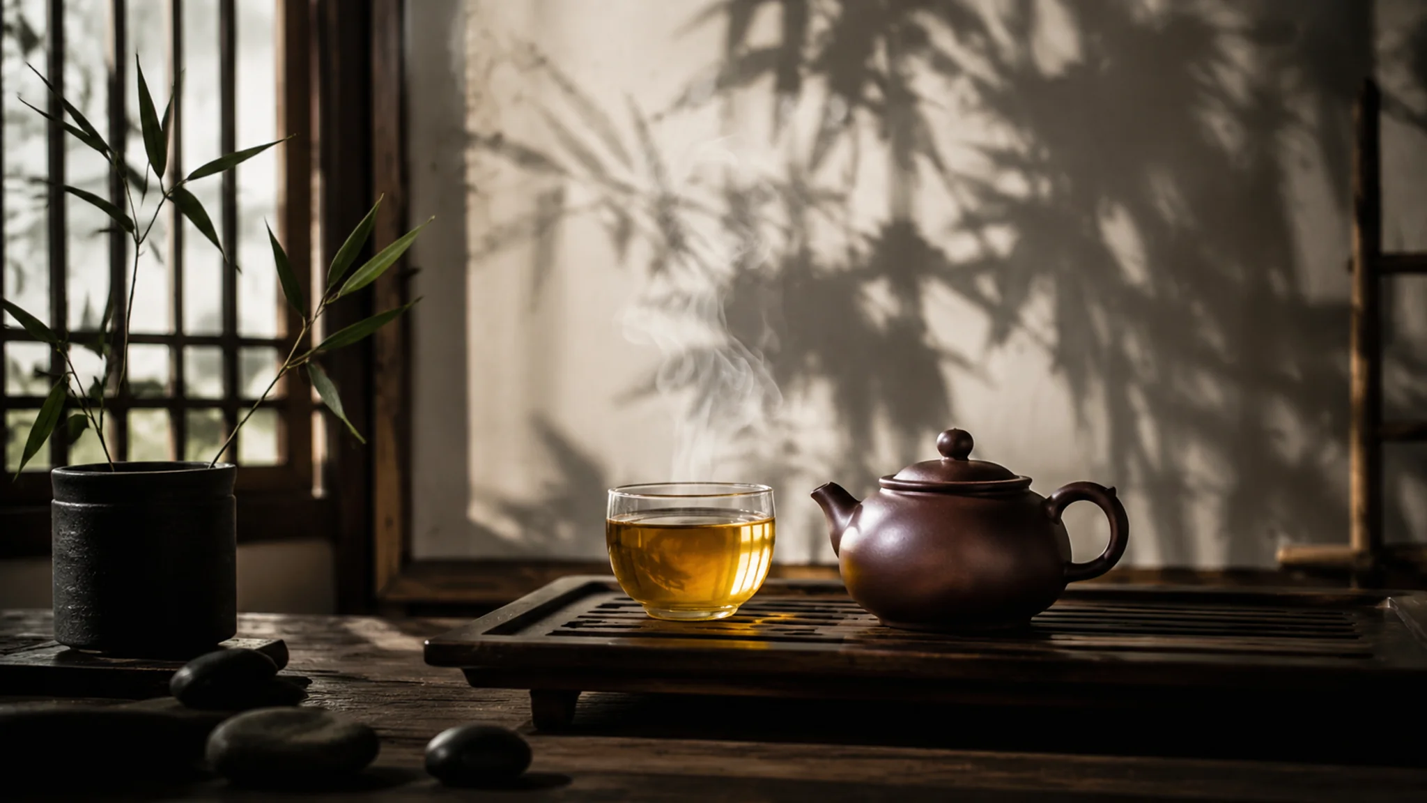 茶桌修图AI：茶室空间的修法