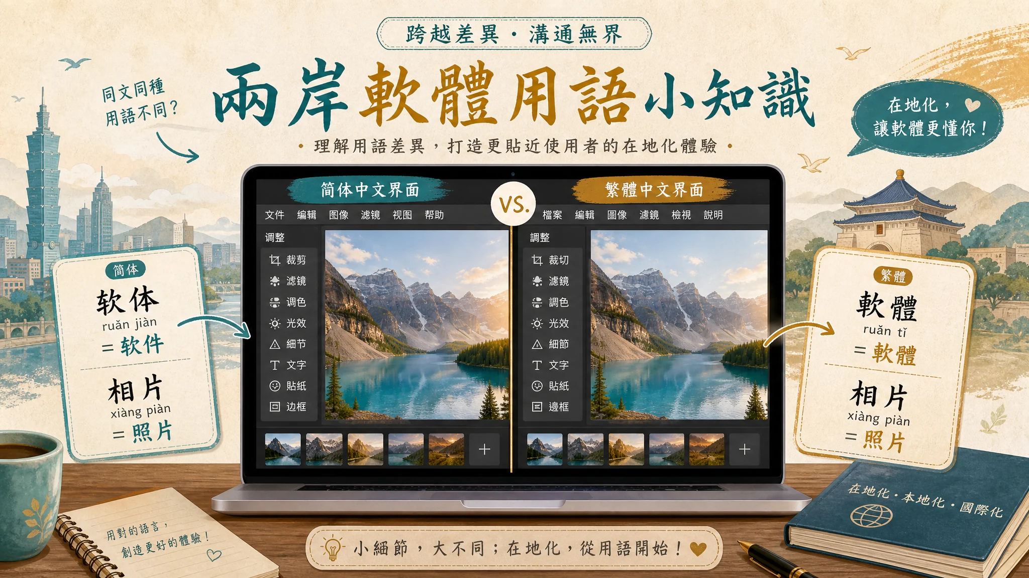 AI修图软体：台湾叫法的工具