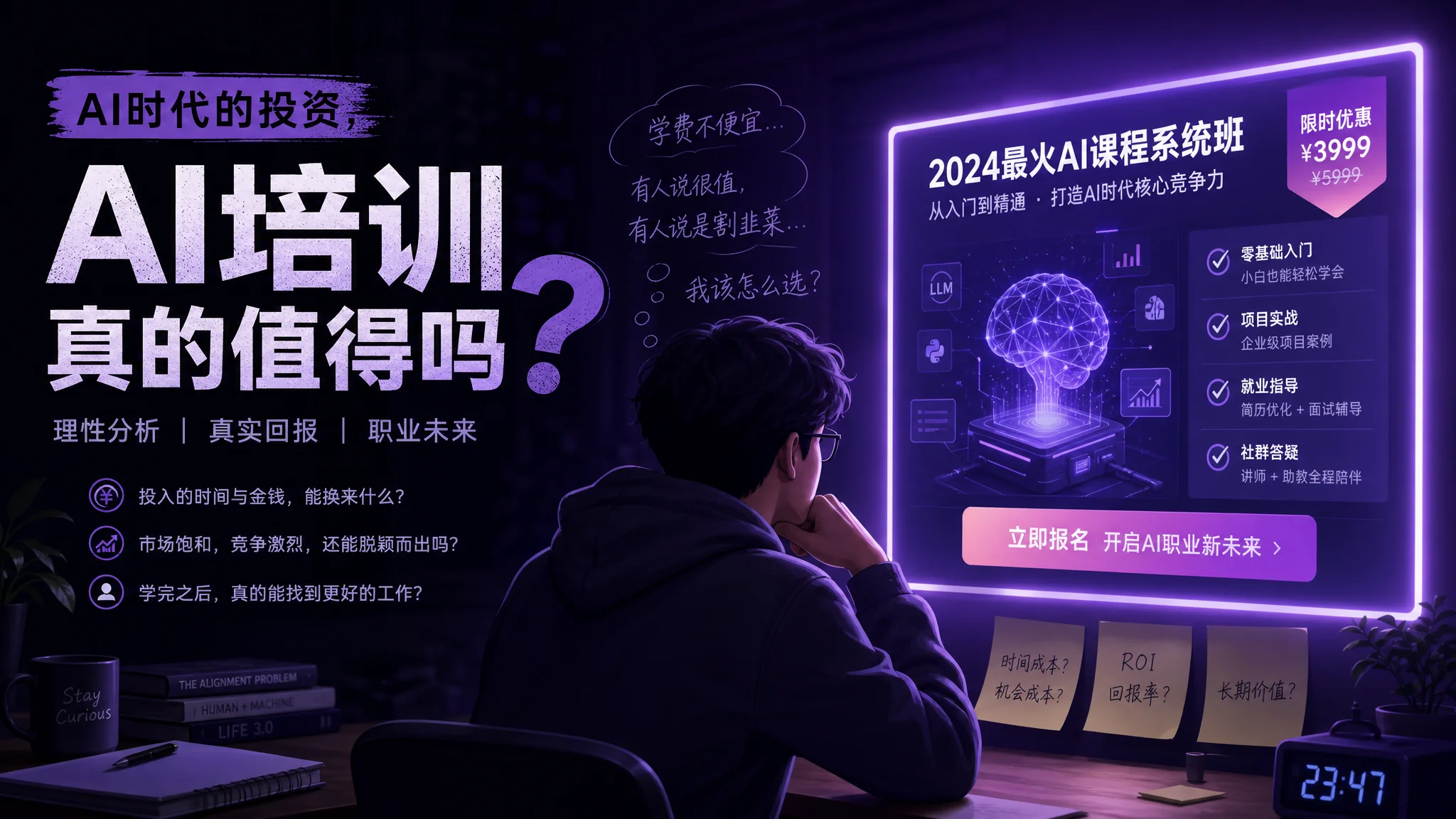 AI人工智能培训值不值得报？亲历三万块课程后的选班避坑实录