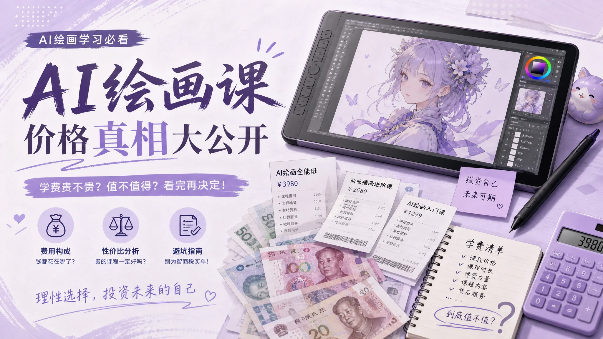 AI画图培训多少钱才不亏？报班前必须弄清的费用与真相