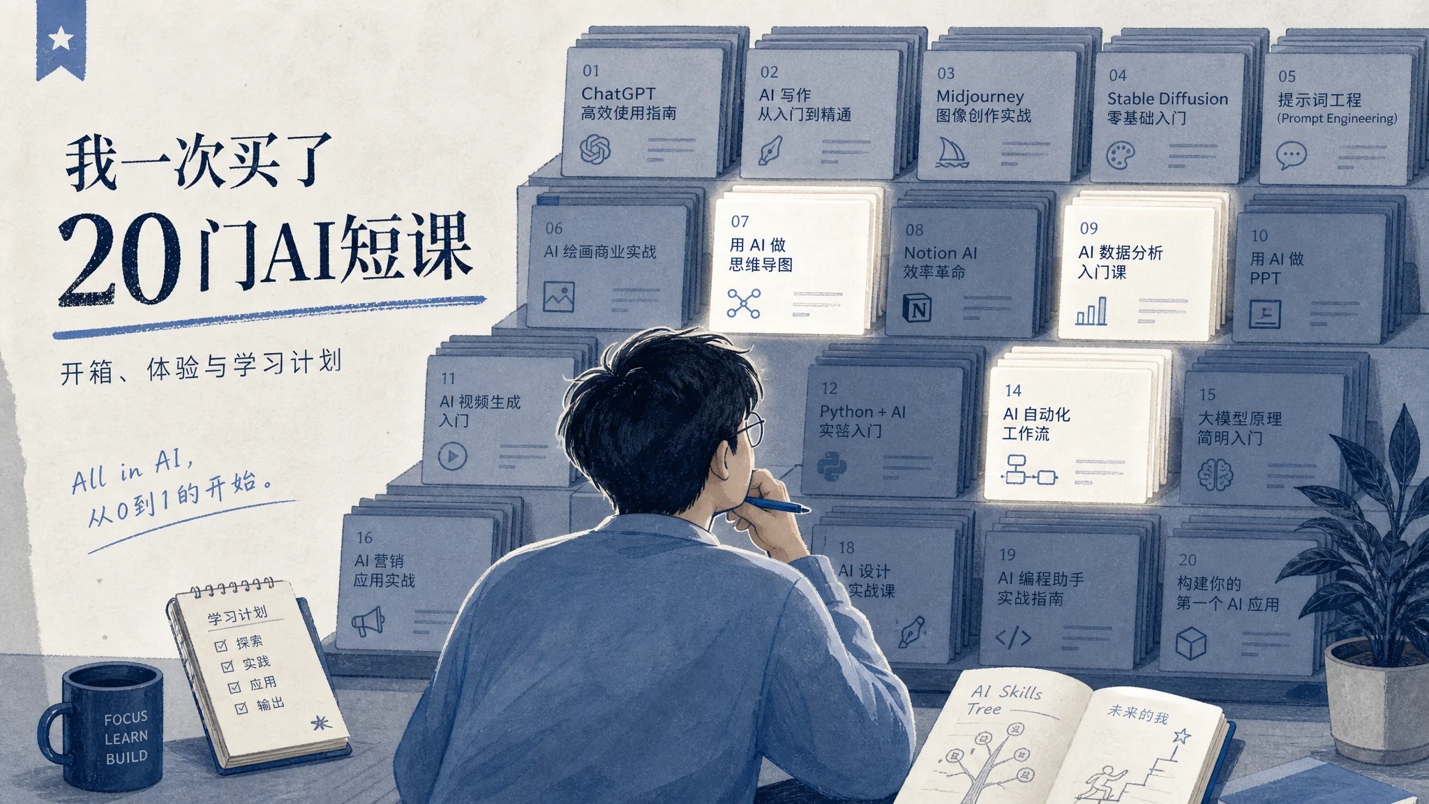 AI技巧培训值不值得刷？买过二十门短课后的清醒总结