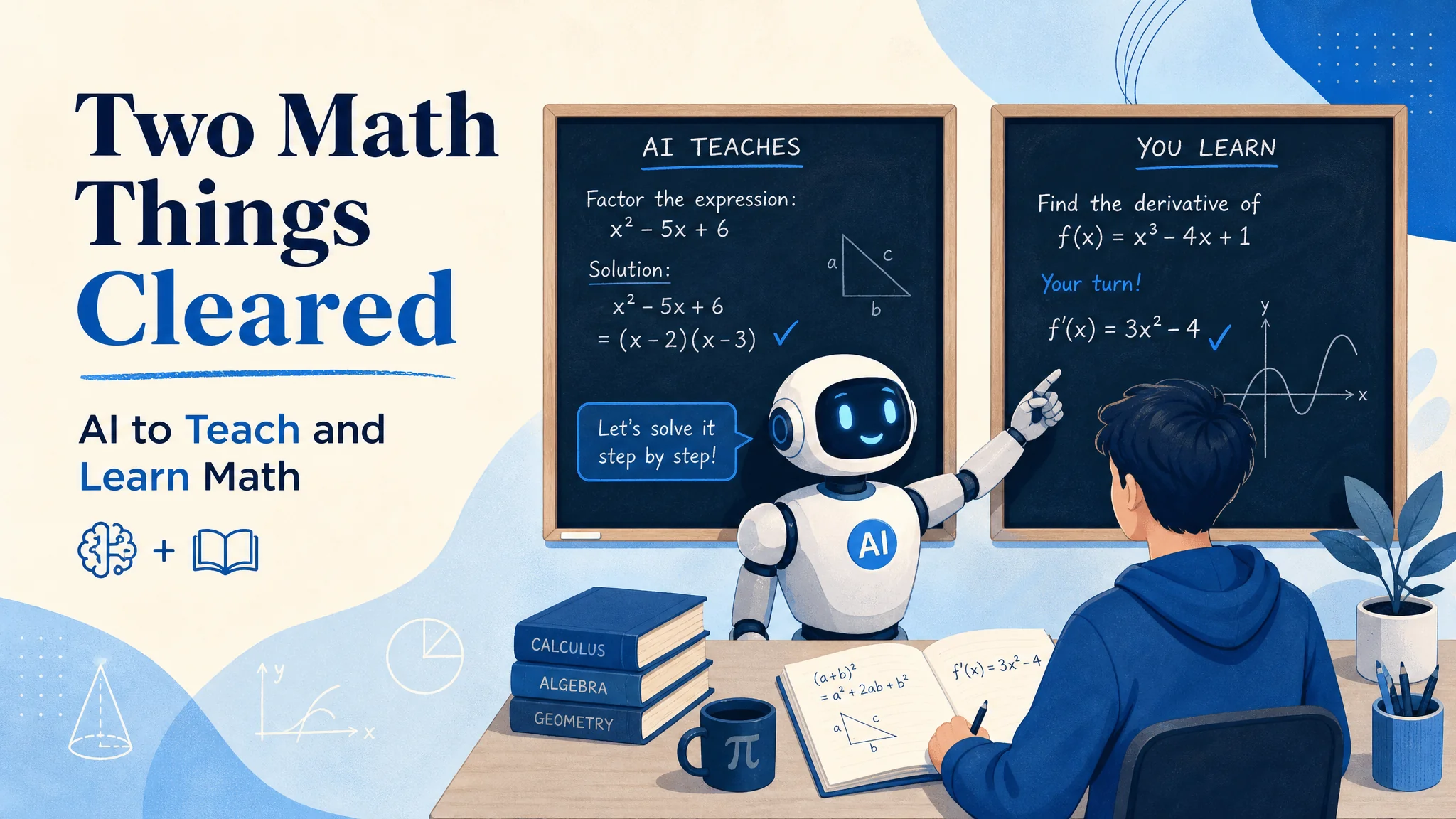 AI数学培训怎么选？AI教数学与学AI数学的两件事一次说清