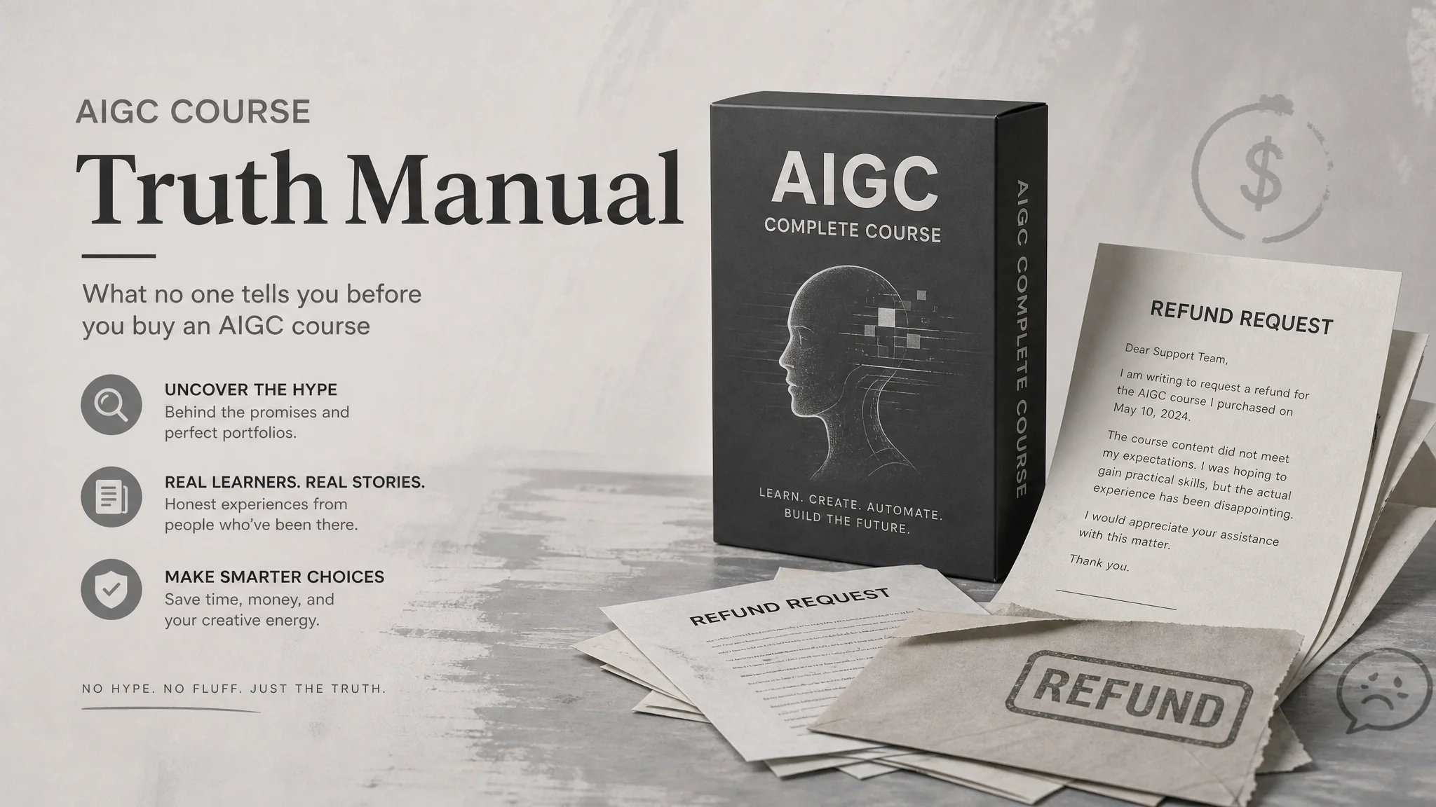 AI培训AIGC课怎么分辨真假？我退了三次费后整理的鉴别手册