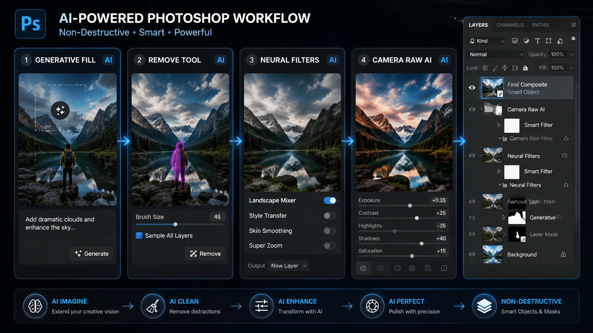 PS修AI图：Photoshop的AI修图流程