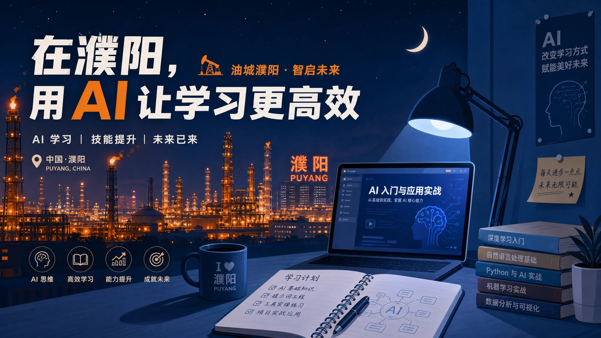 濮阳ai培训哪里有？油城学AI的选择