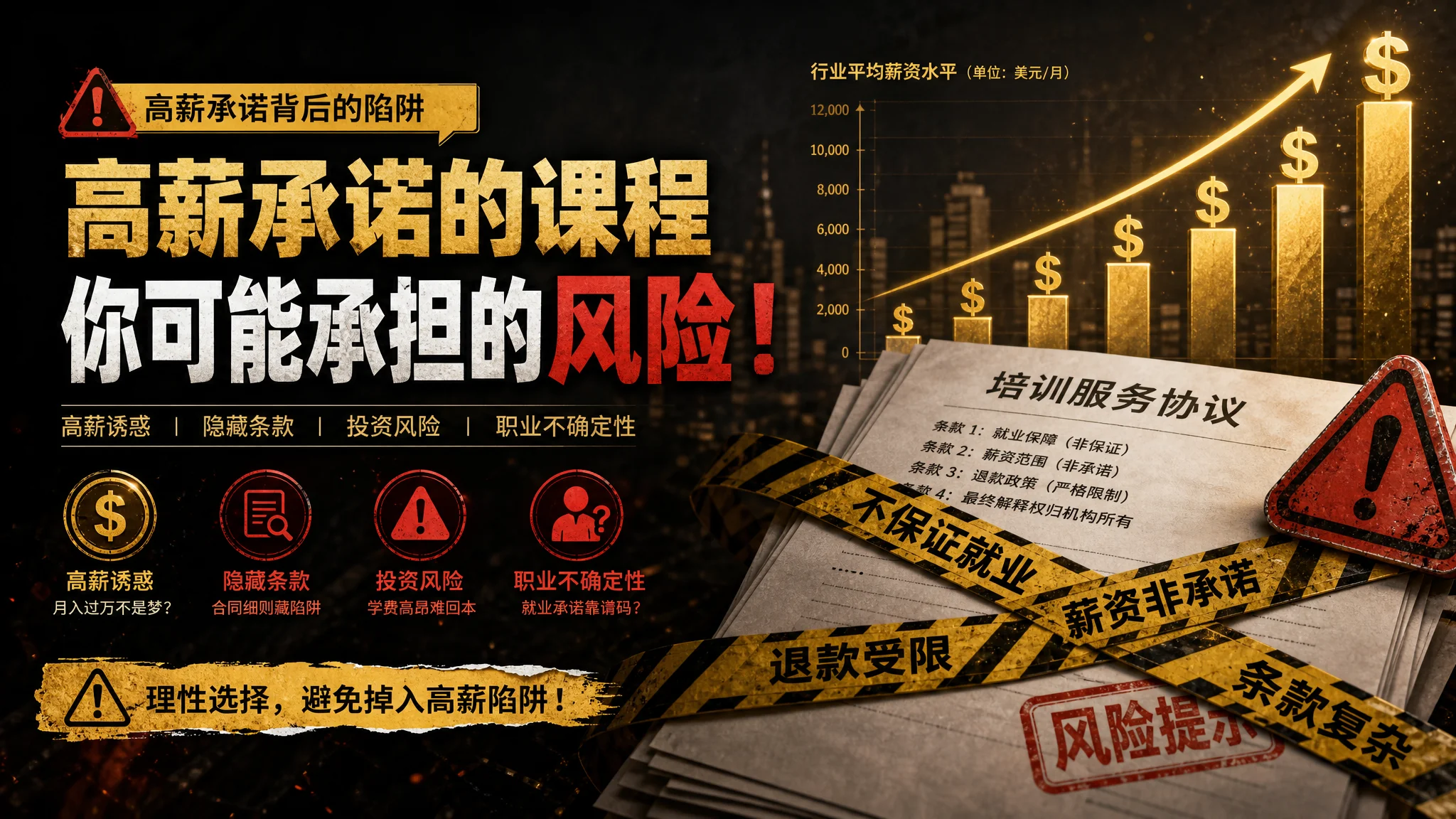 高薪AI培训靠谱吗？高薪承诺课的风险识别