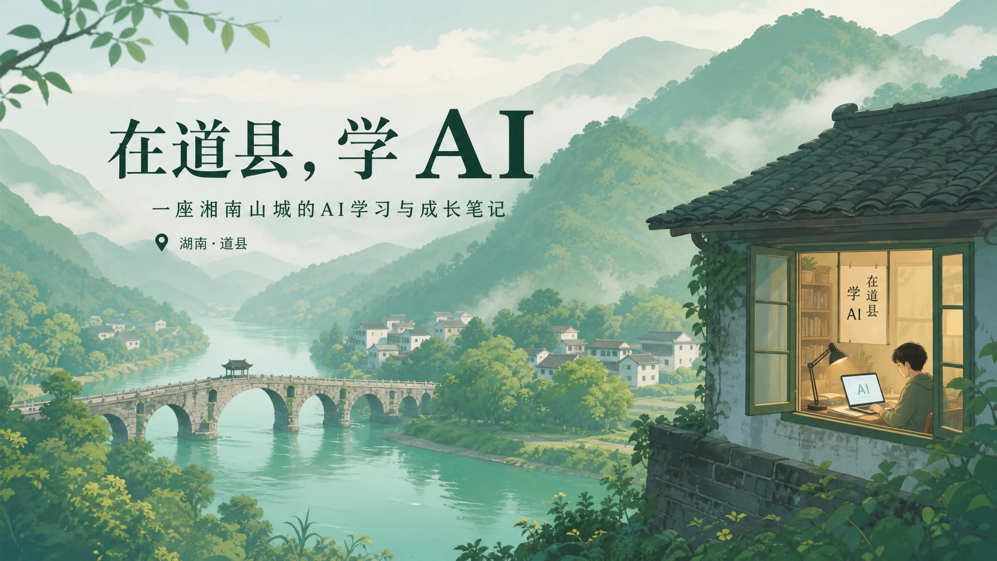道县ai培训在哪里？湘南山城学AI的路