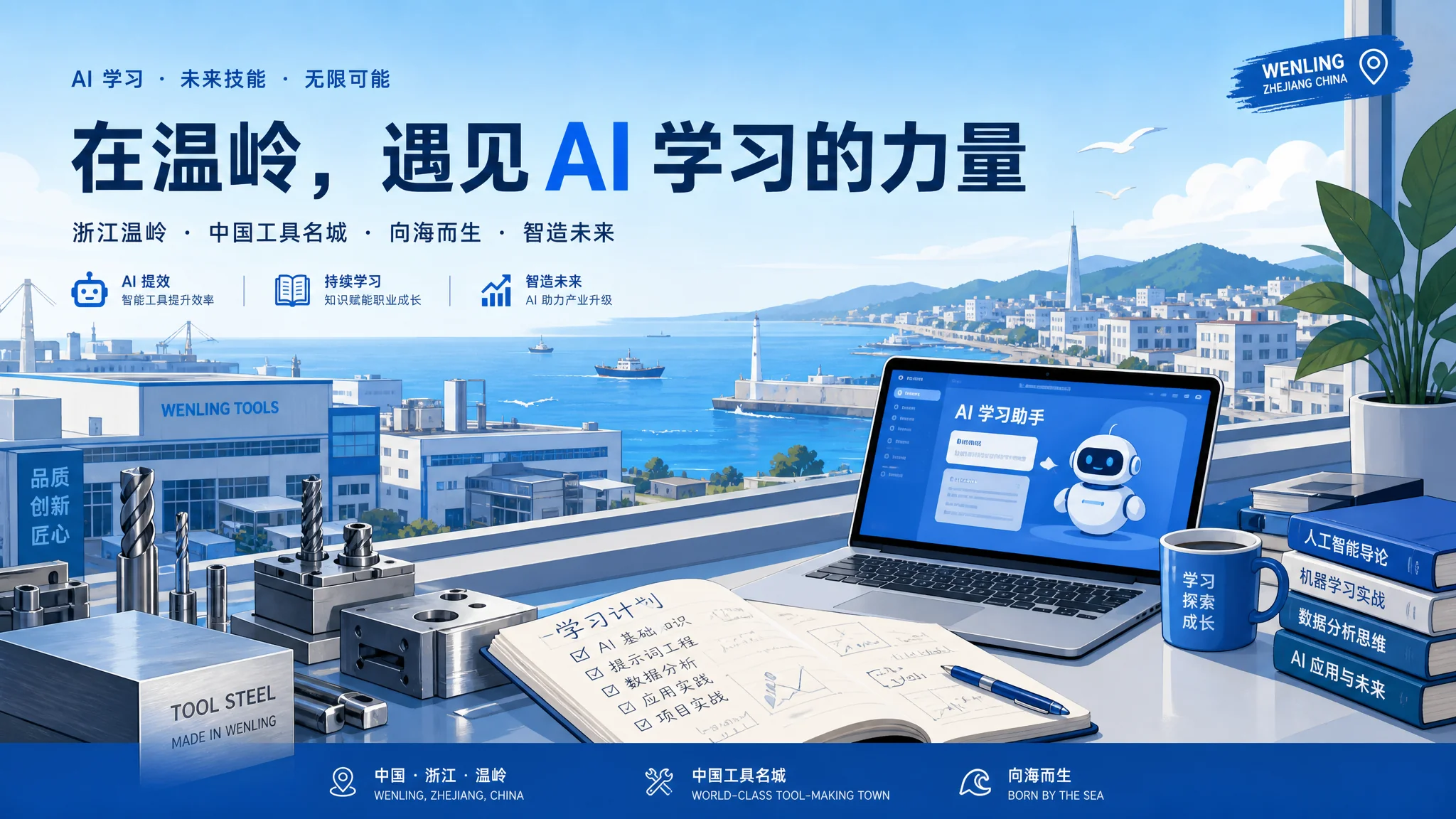 温岭ai培训在哪里？浙东南小城学AI的选择