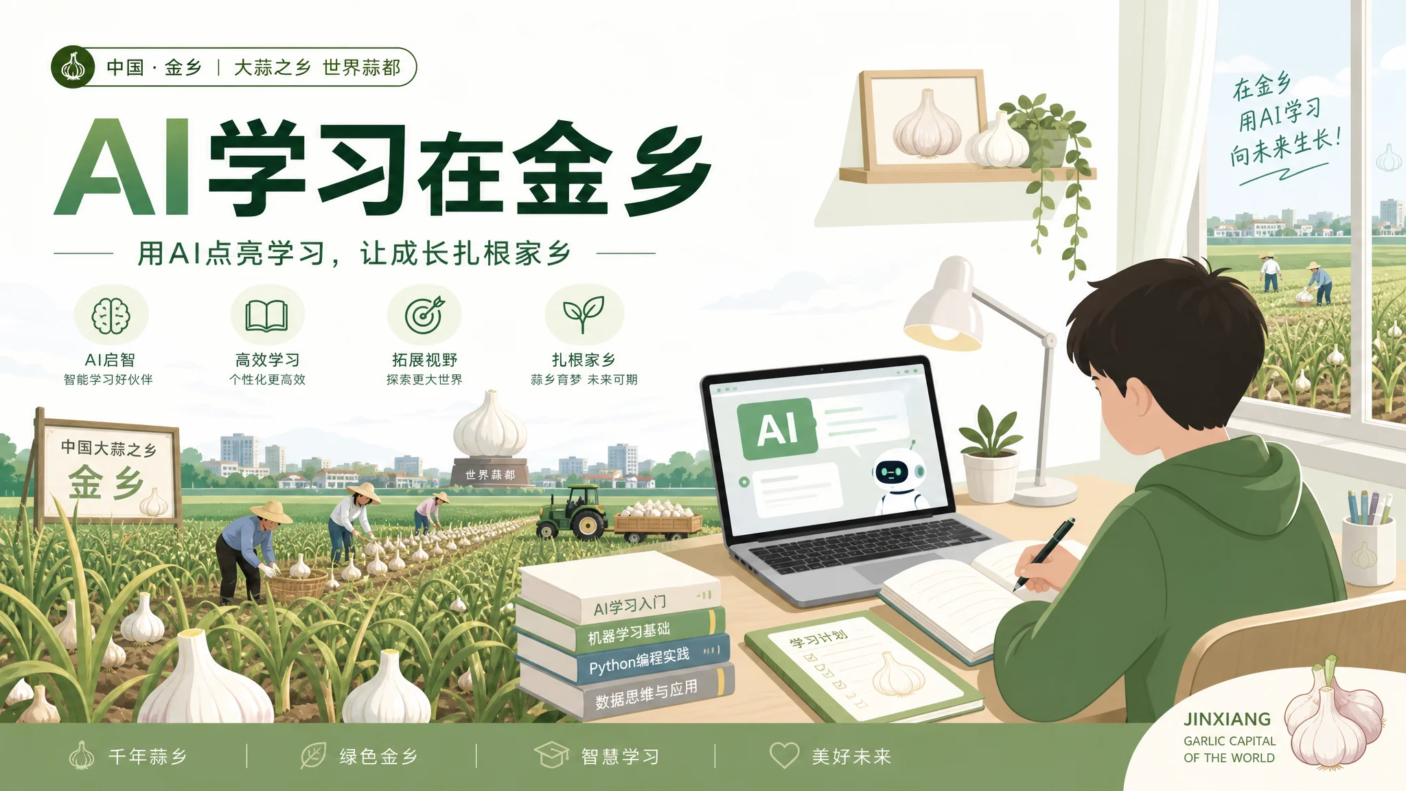 金乡AI培训在哪里？大蒜之乡学AI的选择