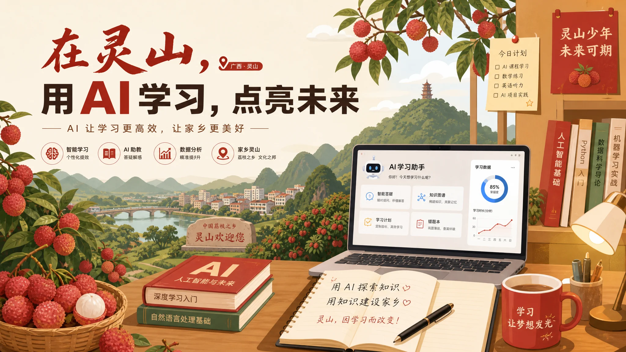 灵山ai培训在哪里？桂南小县学AI的路