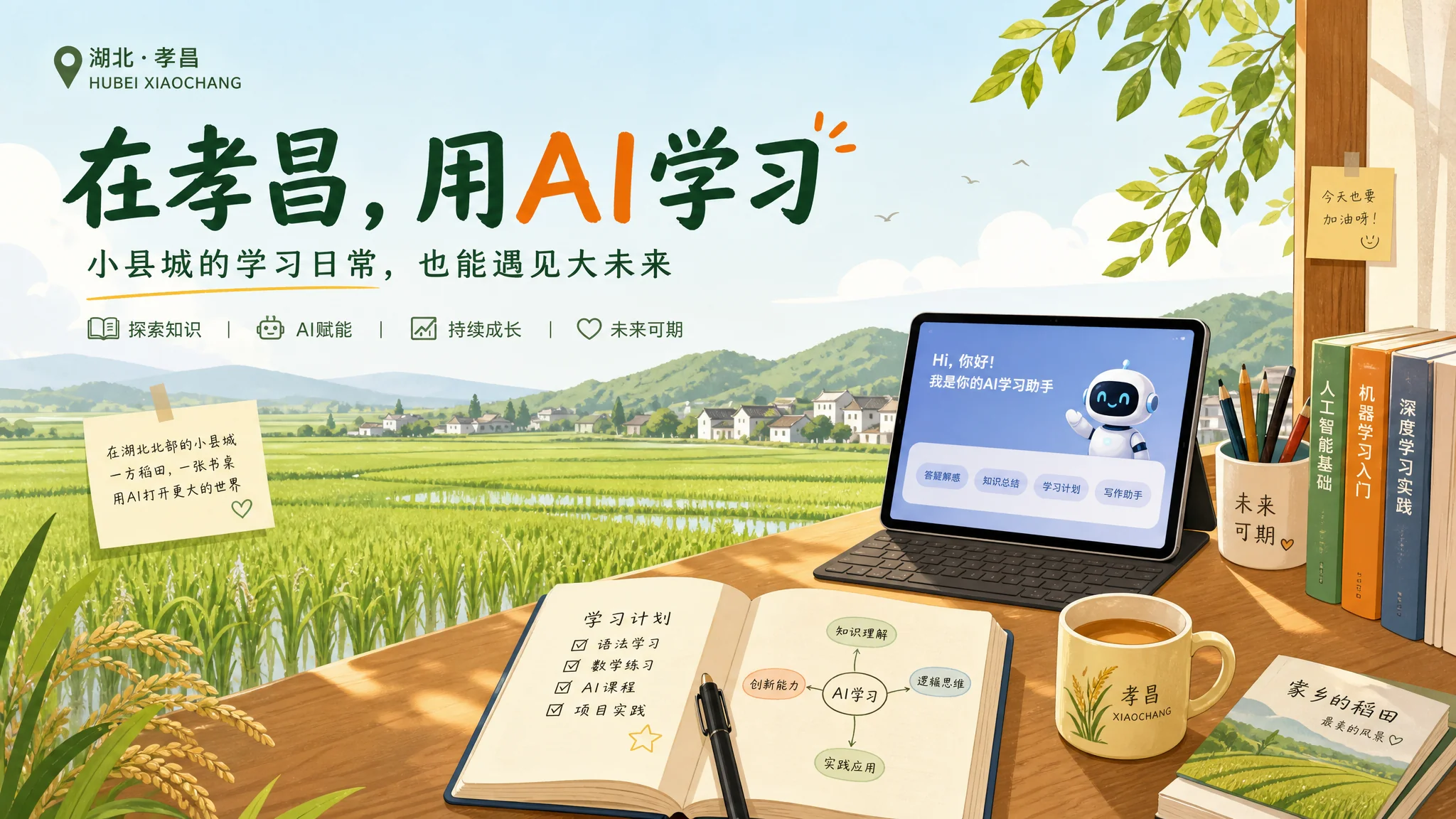 孝昌县Ai培训在哪里？鄂北小县学AI的路