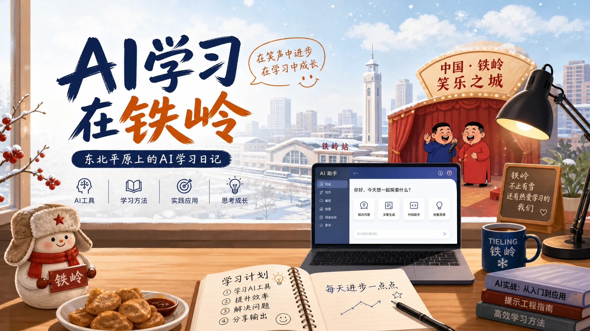 铁岭ai培训在哪里？辽北小城学AI的路线
