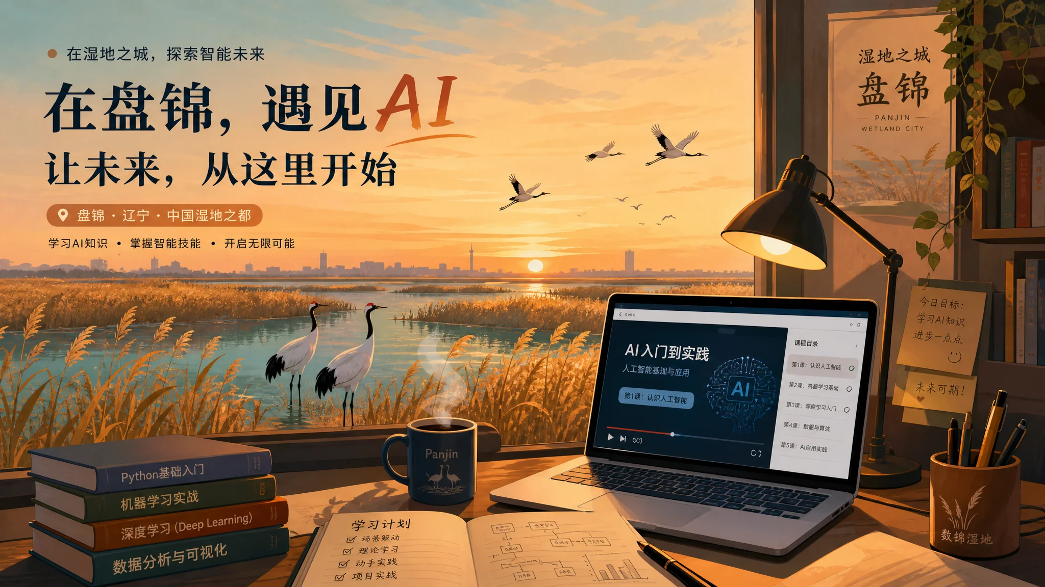 盘锦Ai培训在哪里？辽西小城学AI的选择