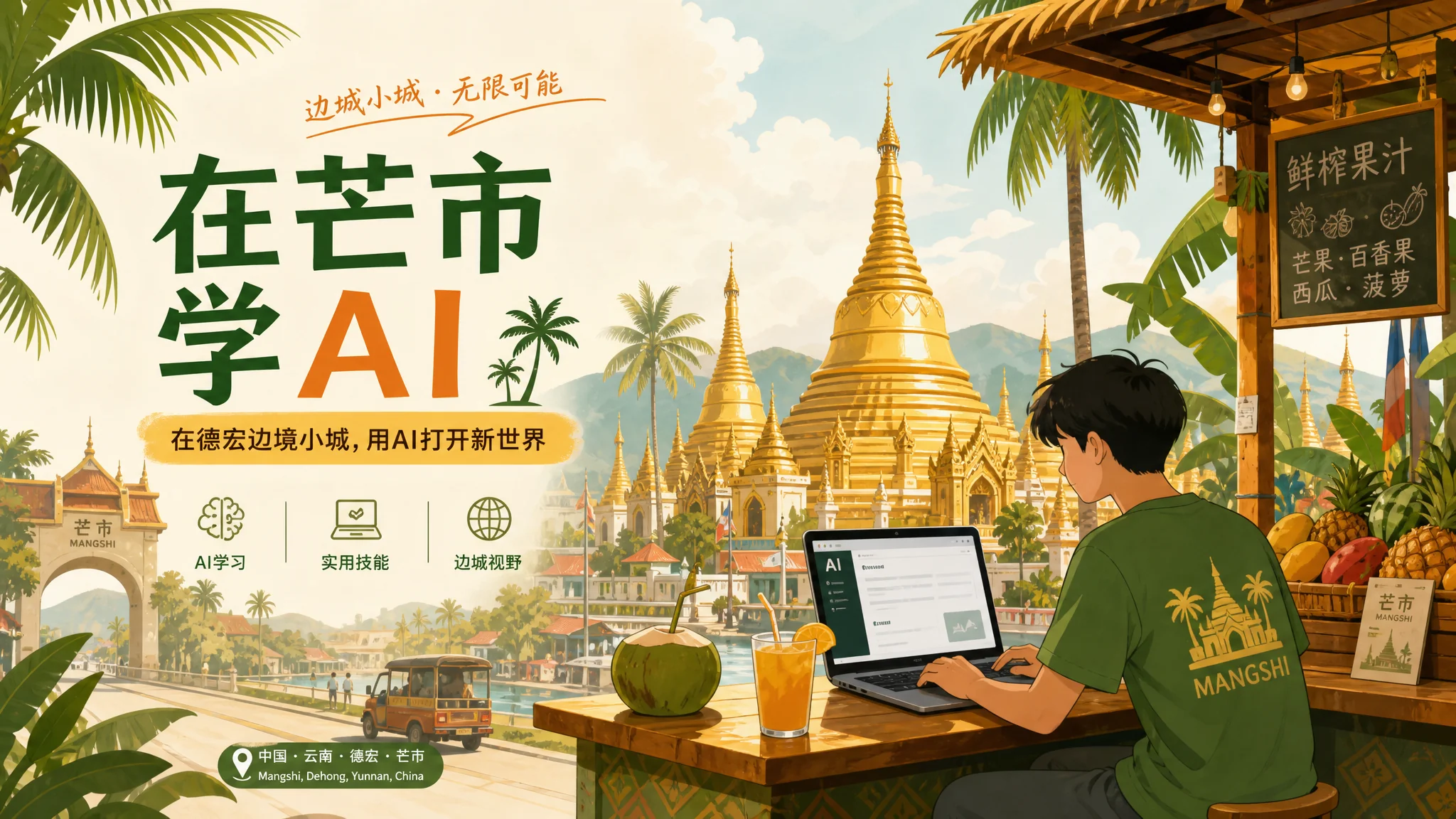 芒市ai培训在哪里？边城学AI的选择