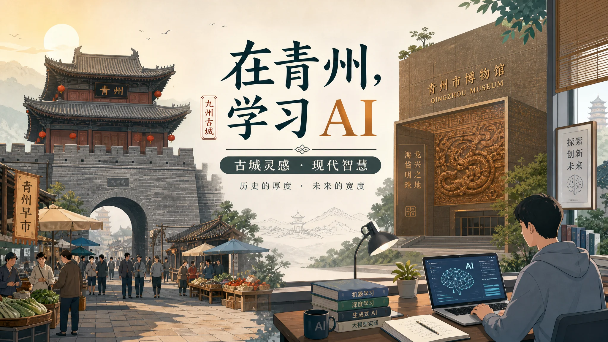 青州ai培训在哪里？古州学AI的选择