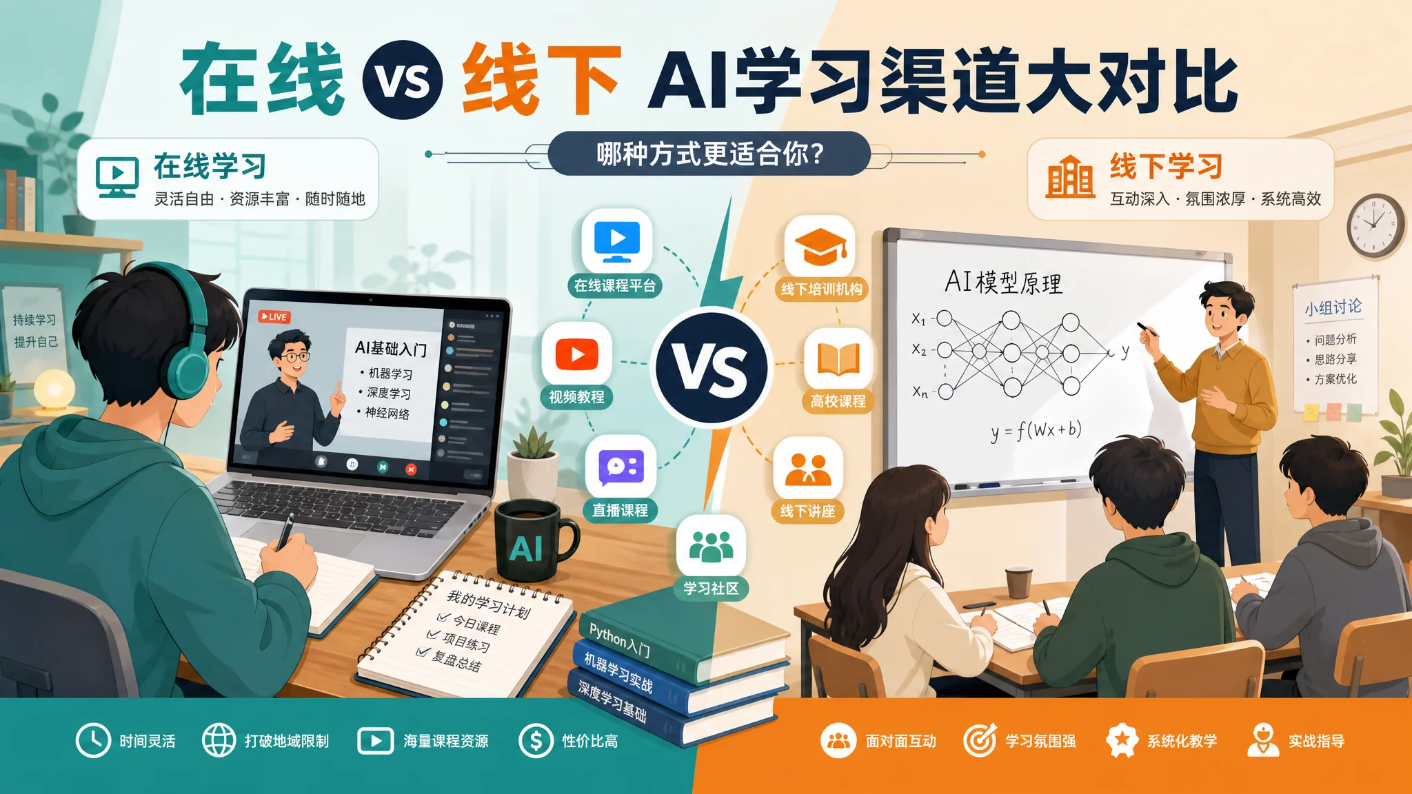 ai培训在哪学？线上线下渠道盘点